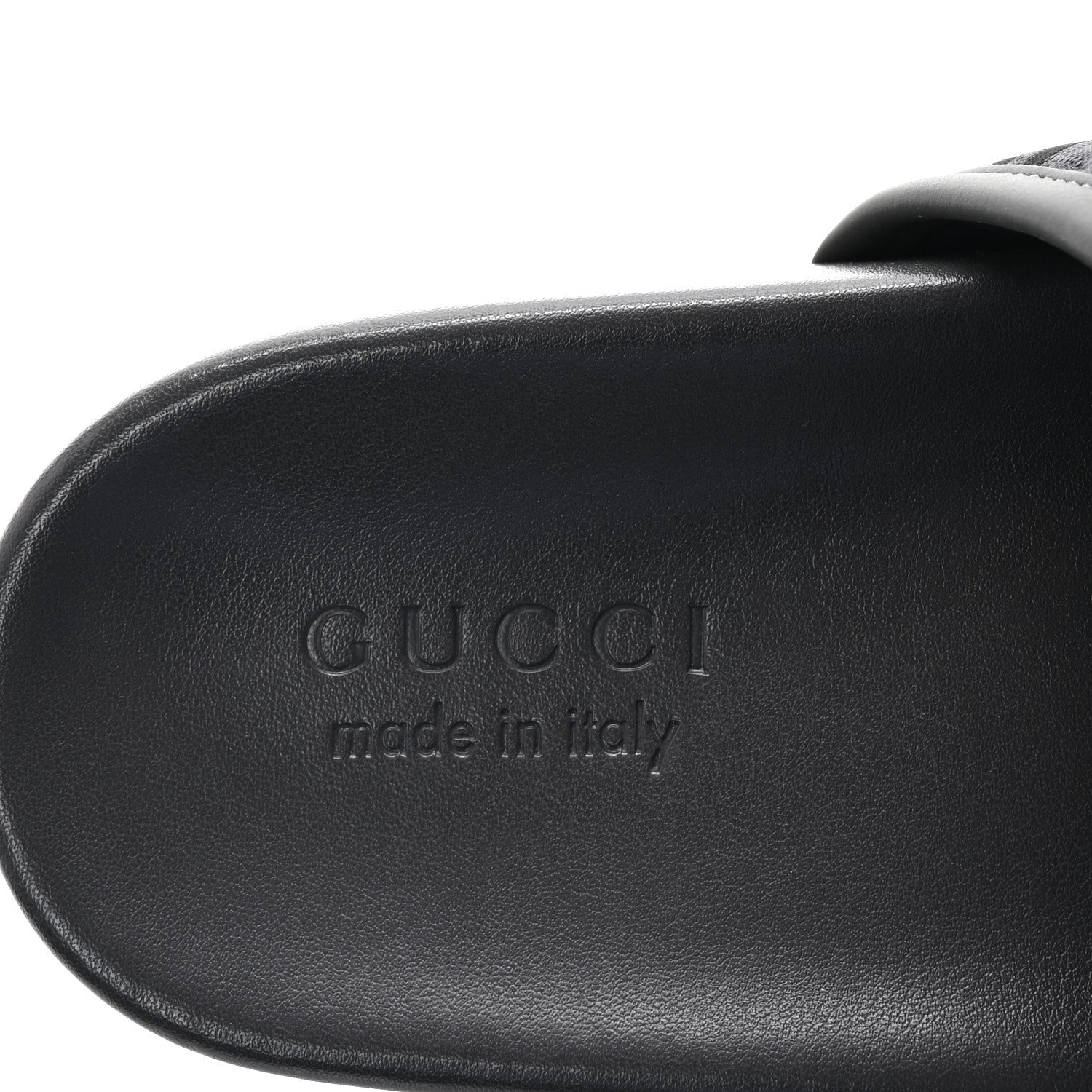 Monogram Ripstop Demetra Mens Slide Sandals 8 Grey Black