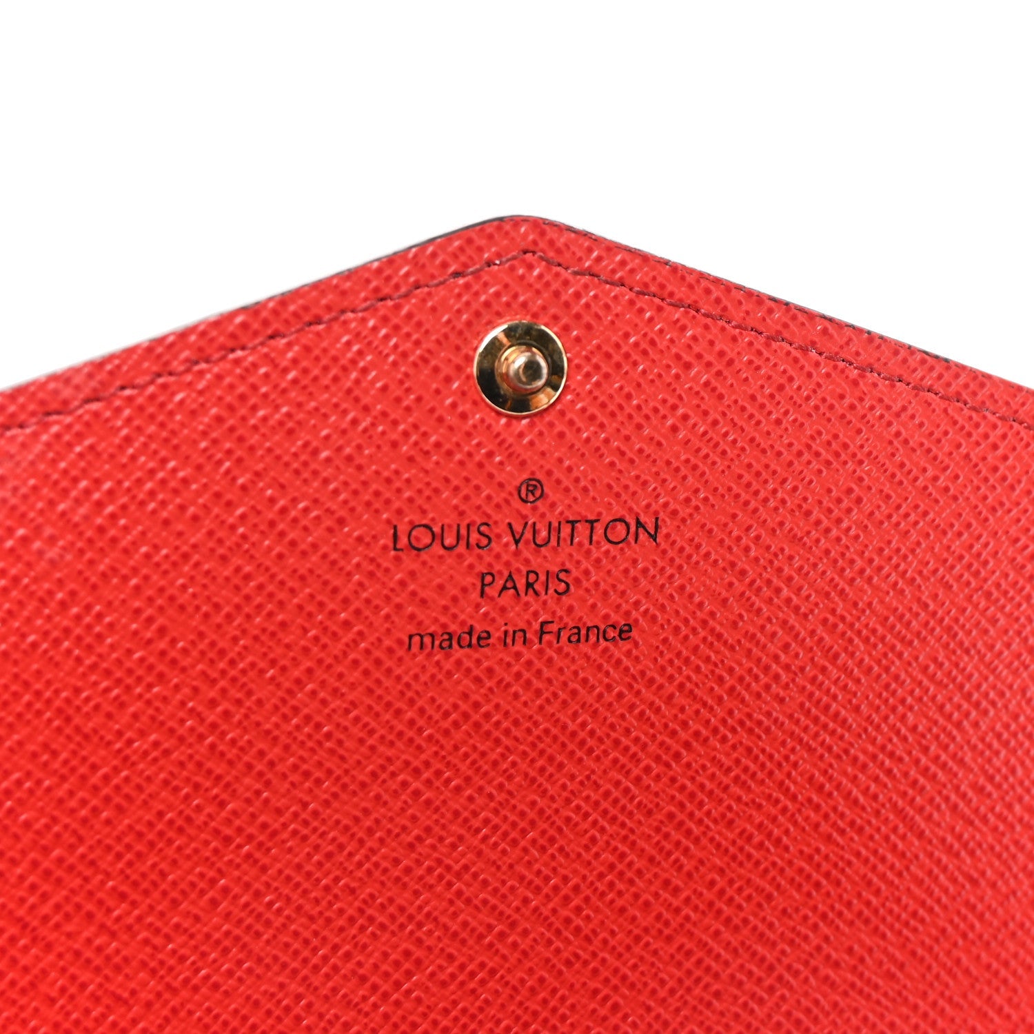 Monogram Sarah Wallet NM Coquelicot