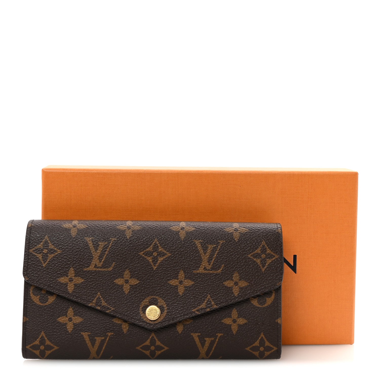 Monogram Sarah Wallet NM Coquelicot