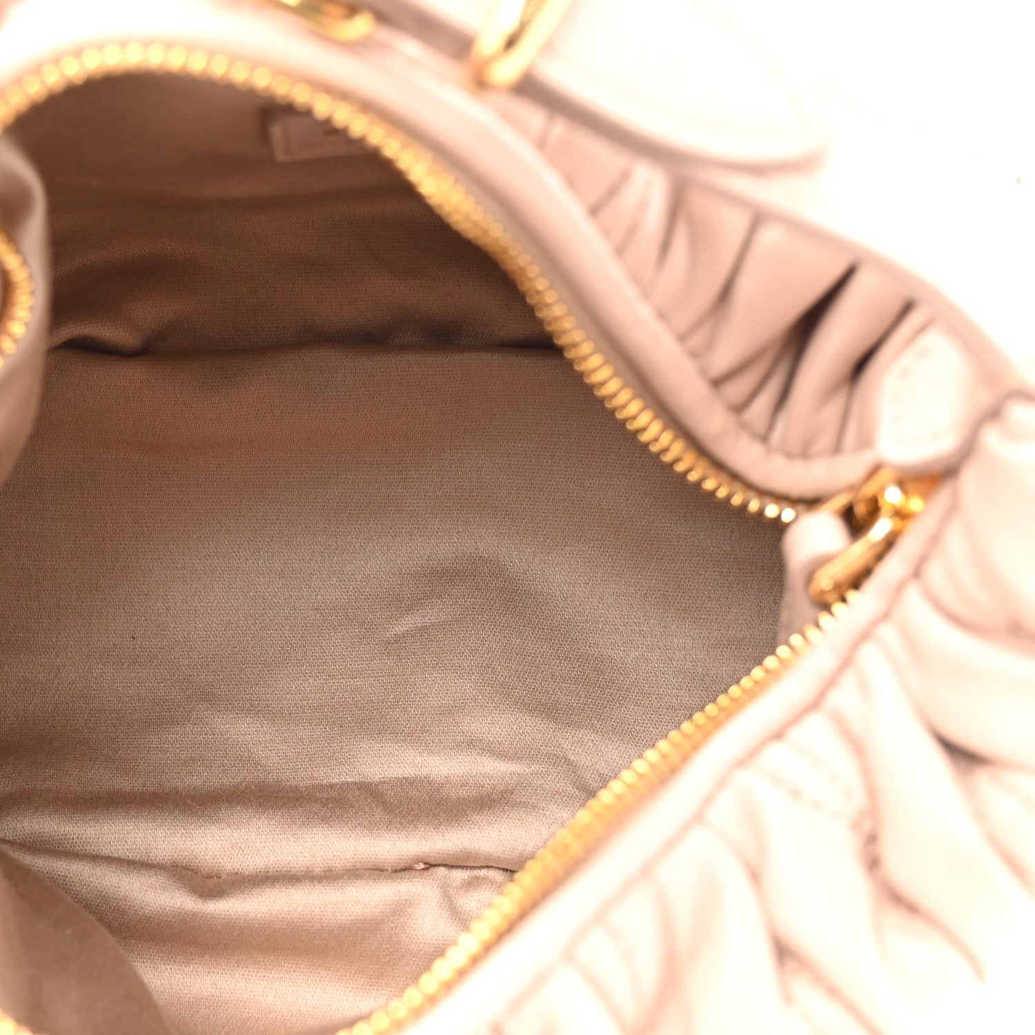 Nappa Matelasse Pouch Powder Pink