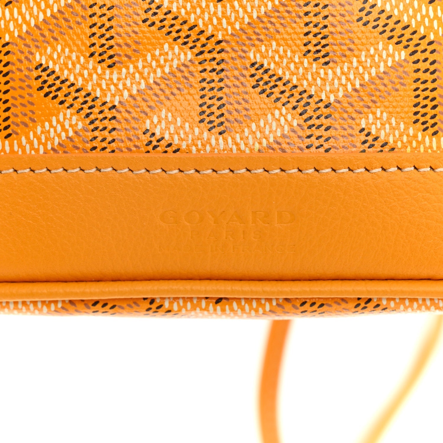 Goyardine Petit Flot Mini Bucket Bag Yellow