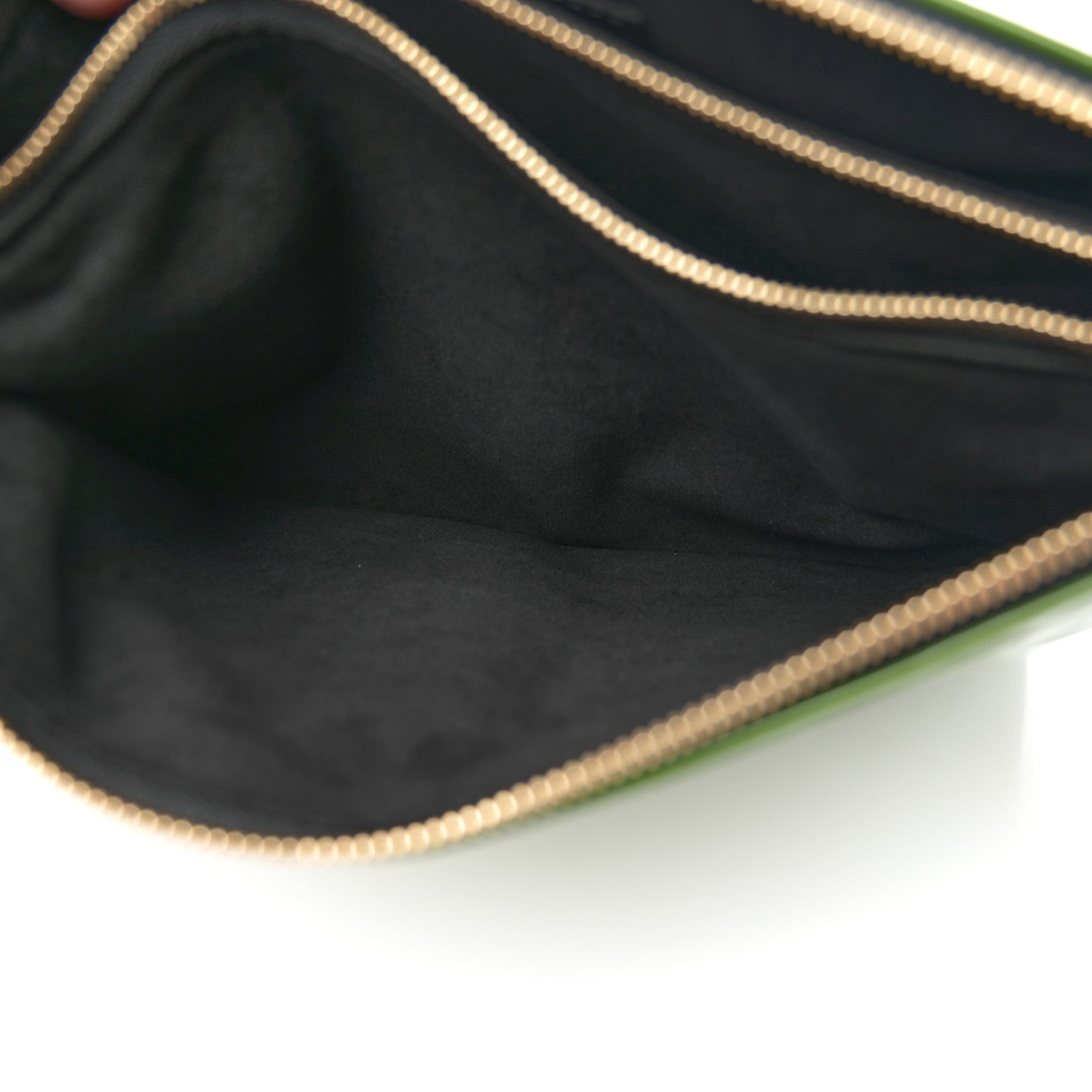 Patent Embossed Monogram Coussin PM Green Black