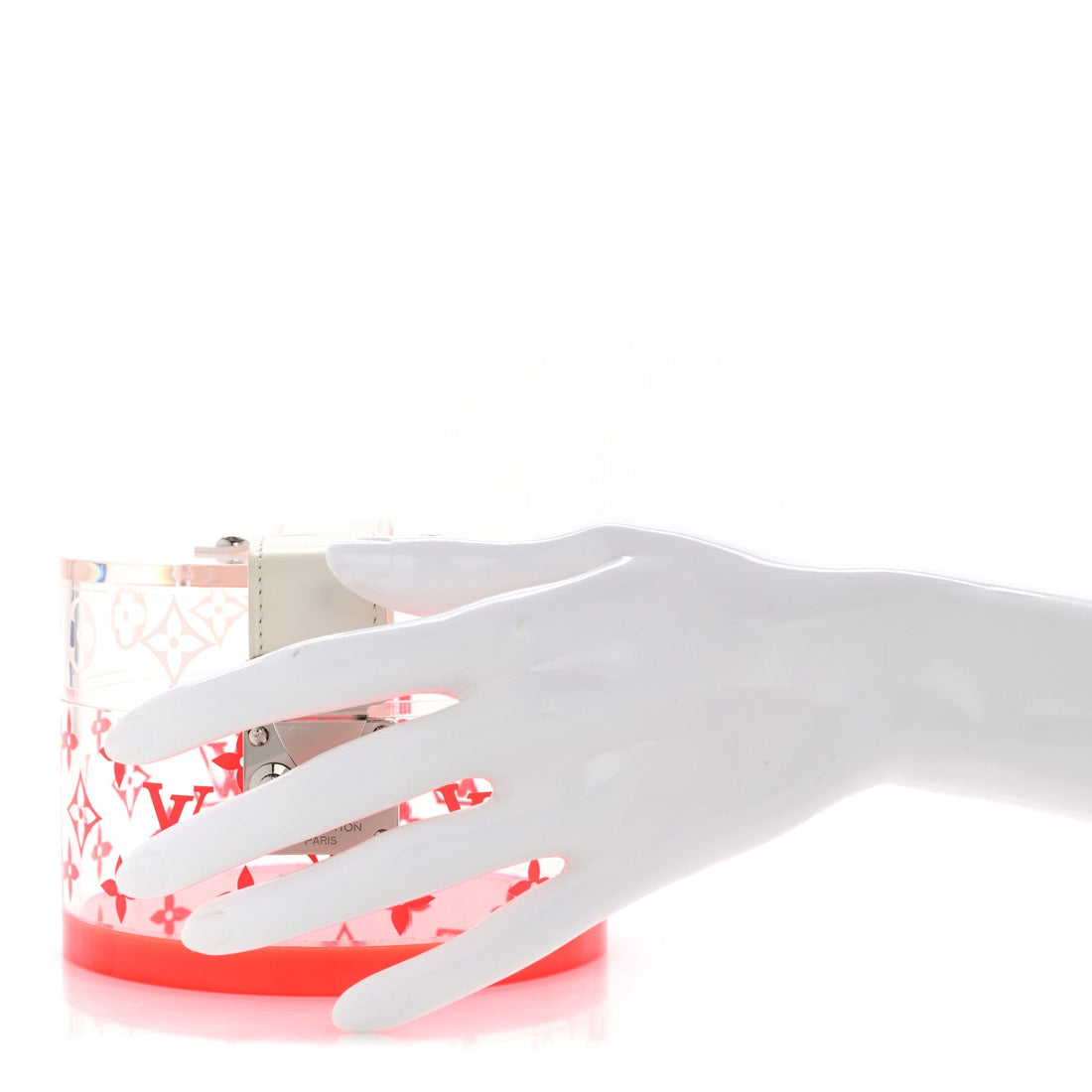 Transparent Plexiglass Box Scott Fluorescent Pink