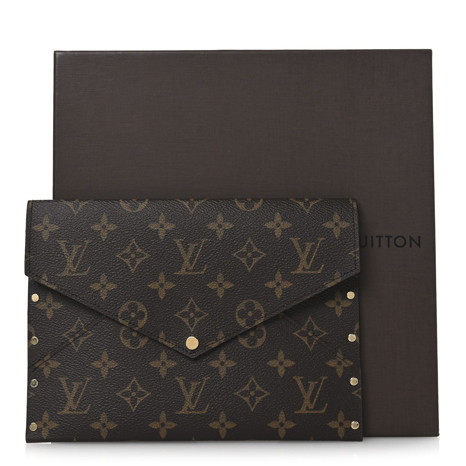 Monogram Rivets Enveloppe