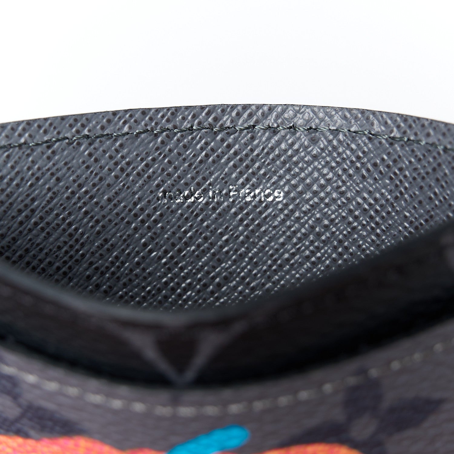 LV X YK Monogram Eclipse Reverse Pumpkin Card Holder