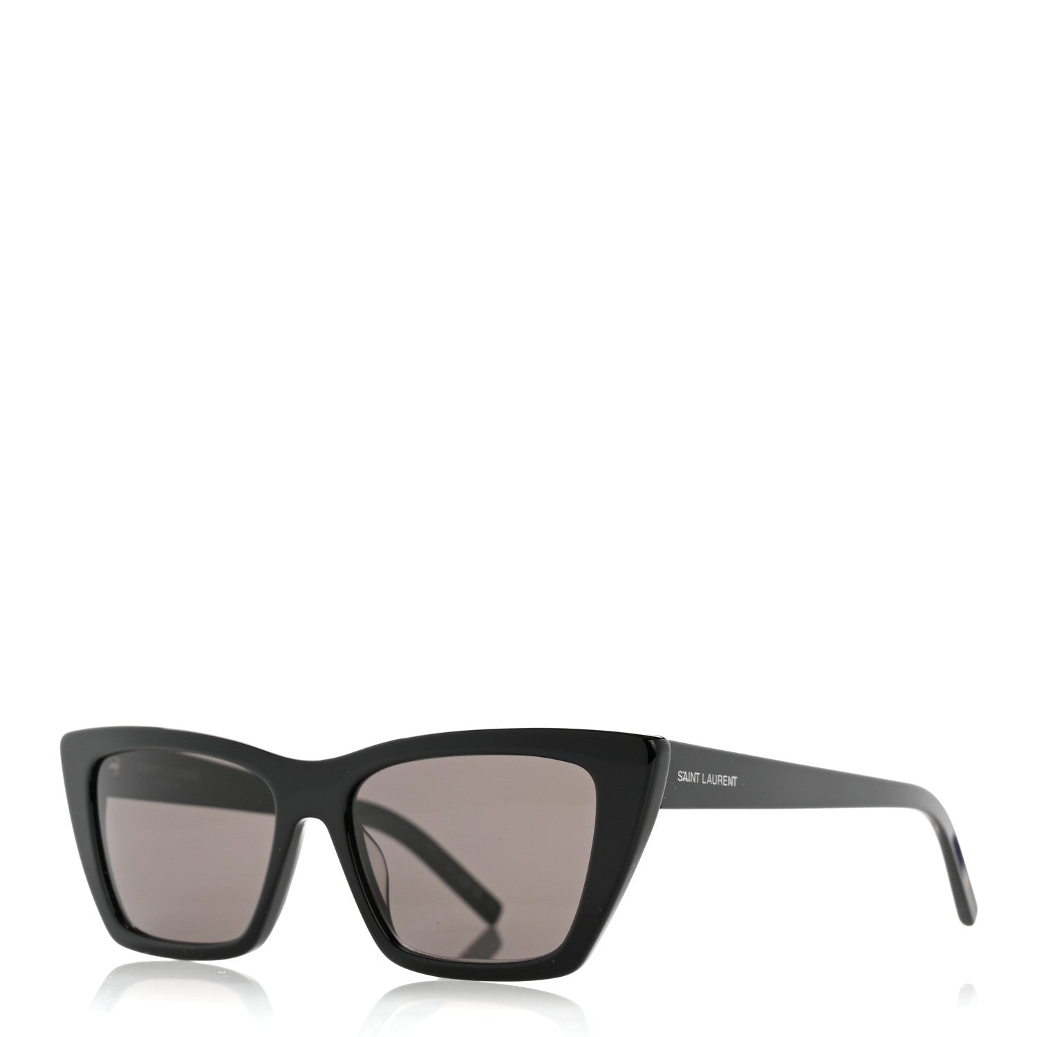 Acetate Mica Cat Eye Sunglasses SL 276 Black