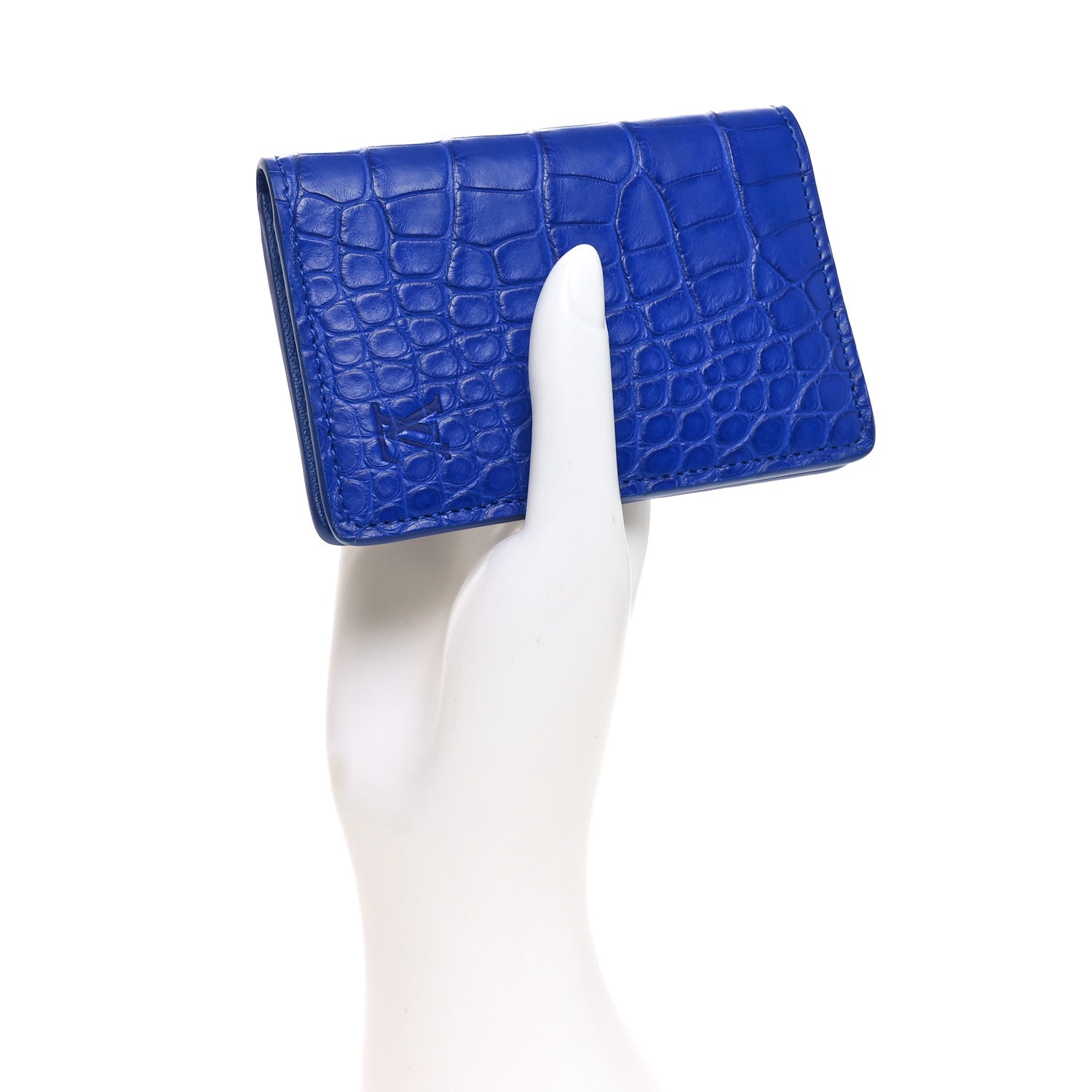 Crocodile Pocket Organizer Bleu De Methylene