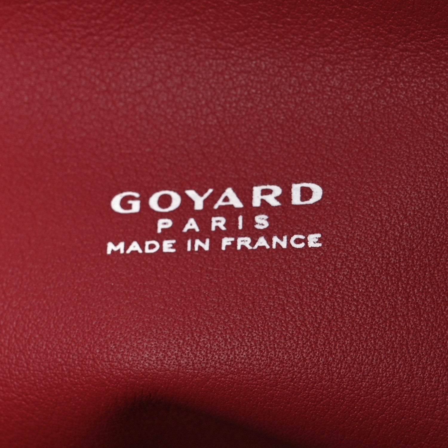 Goyardine Reversible Mini Anjou Red