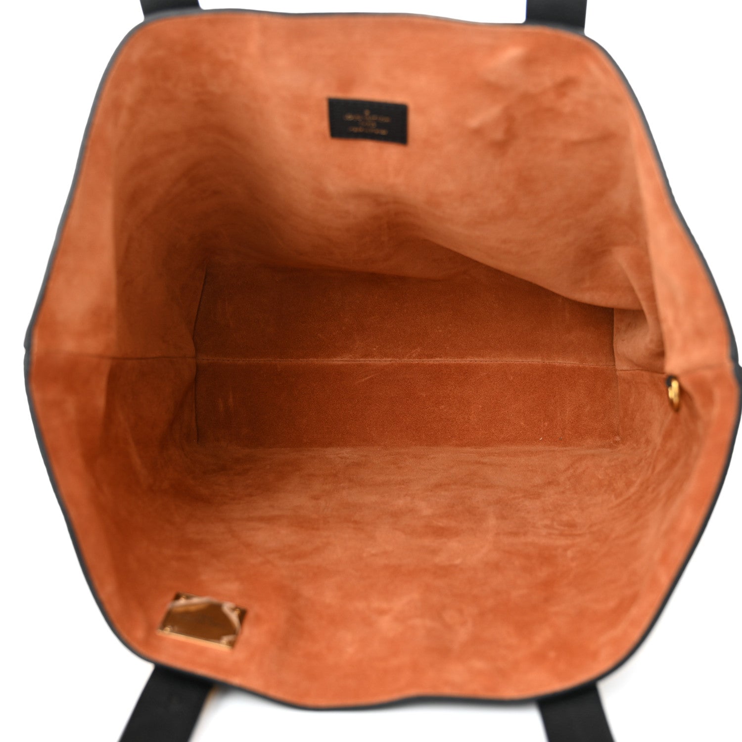 Grained Calfskin Low Key Cabas MM Black