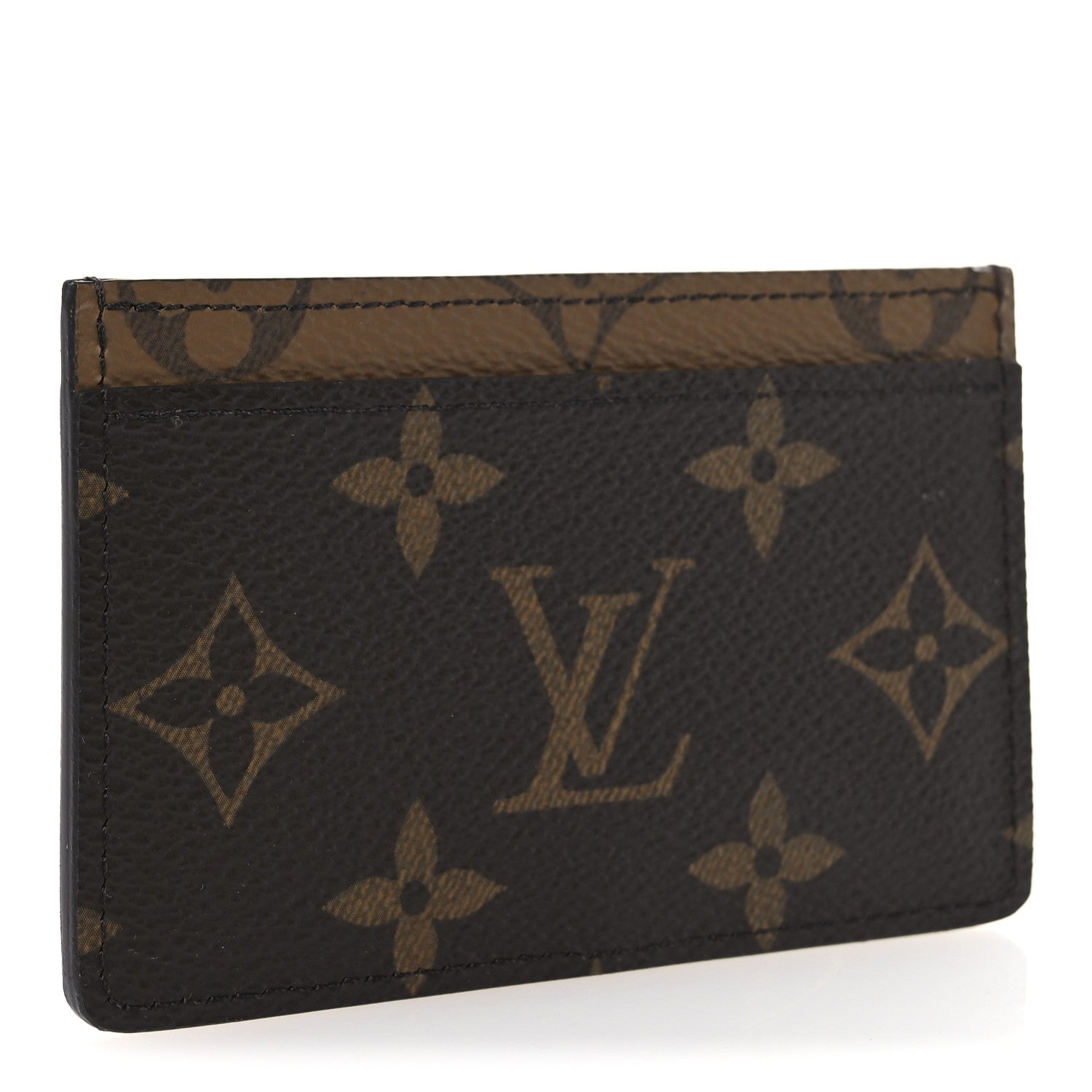 Reverse Monogram Card Holder