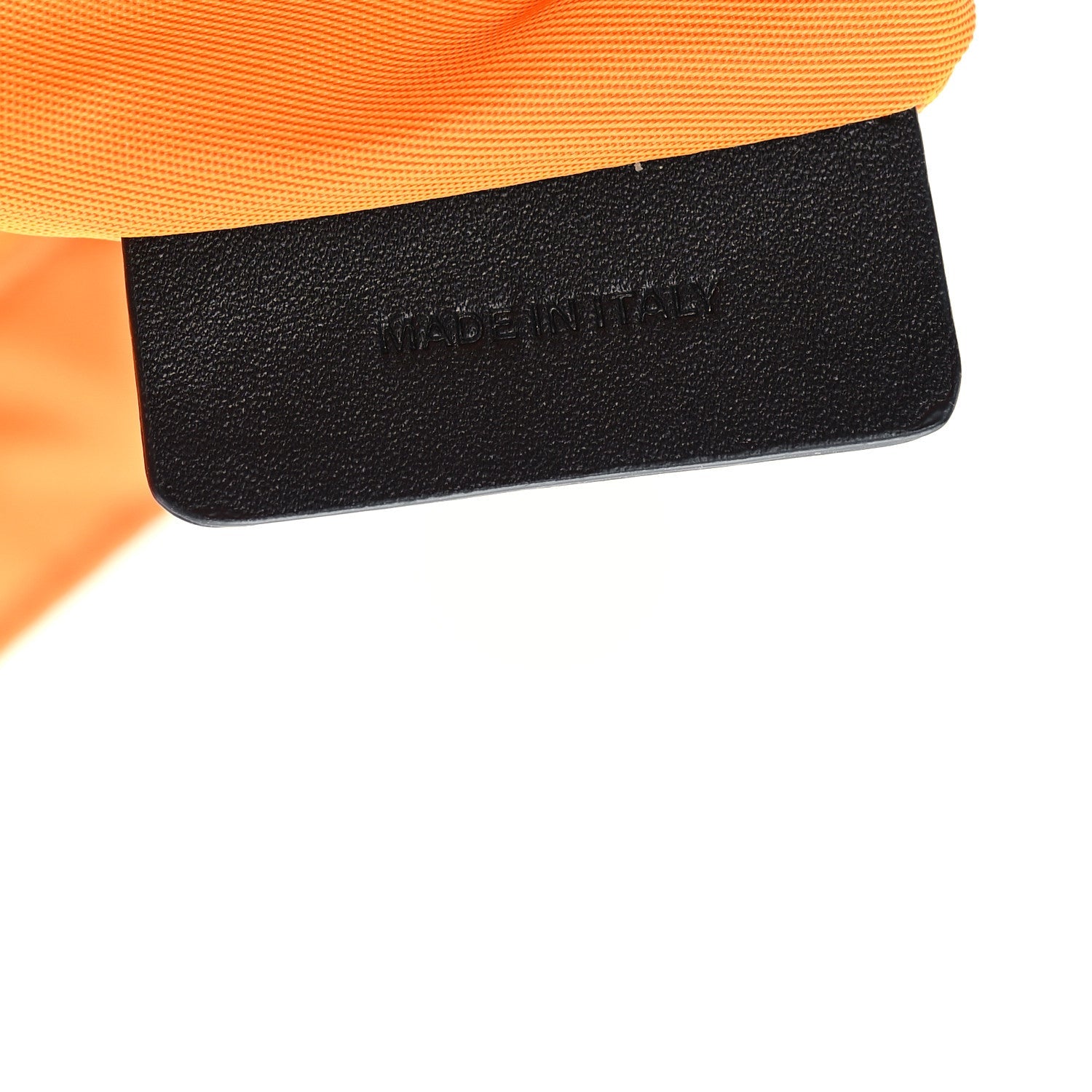 Nylon London England Print Logo Flat Tote Orange