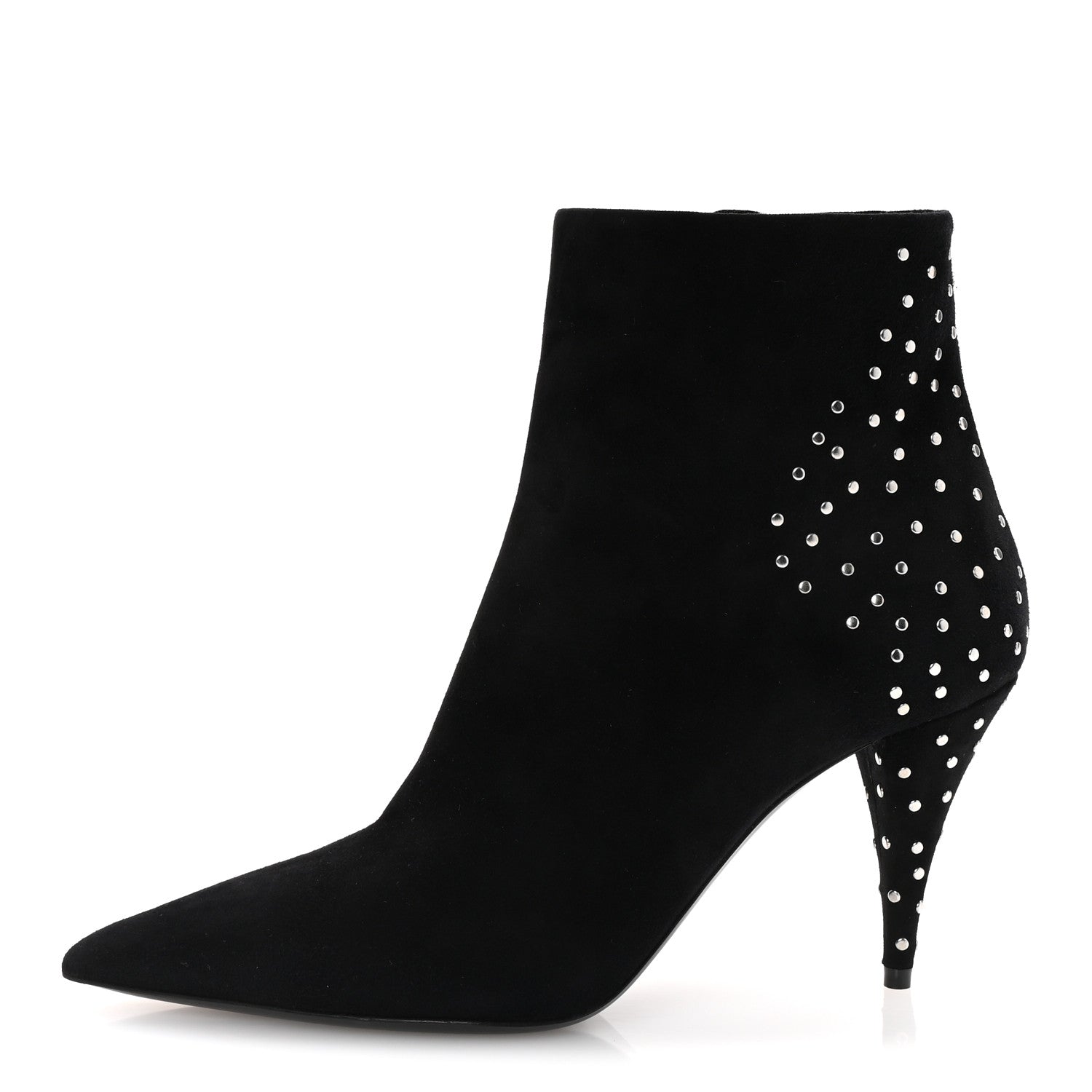 Suede Studded Kiki 85 Zip Boot 37 Black