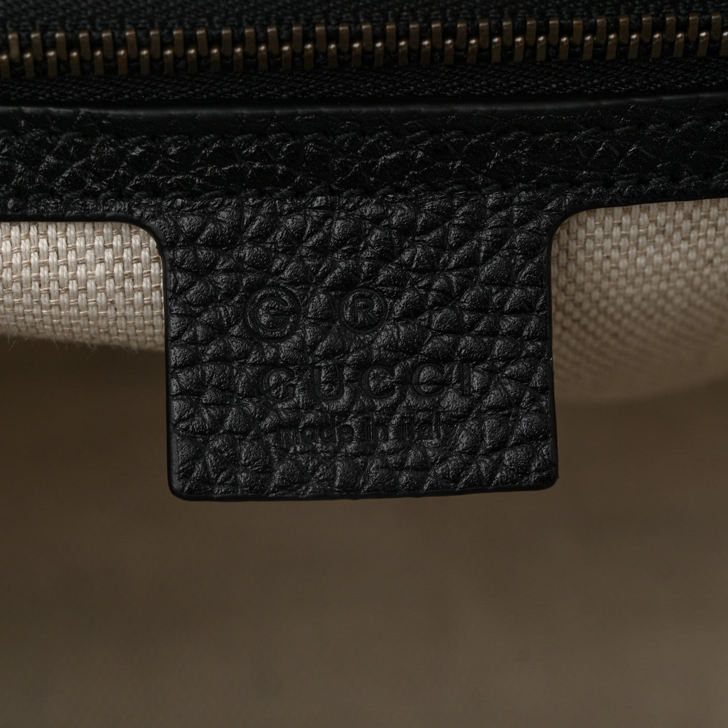 Calfskin Small GG Marmont Top Handle Bag Black