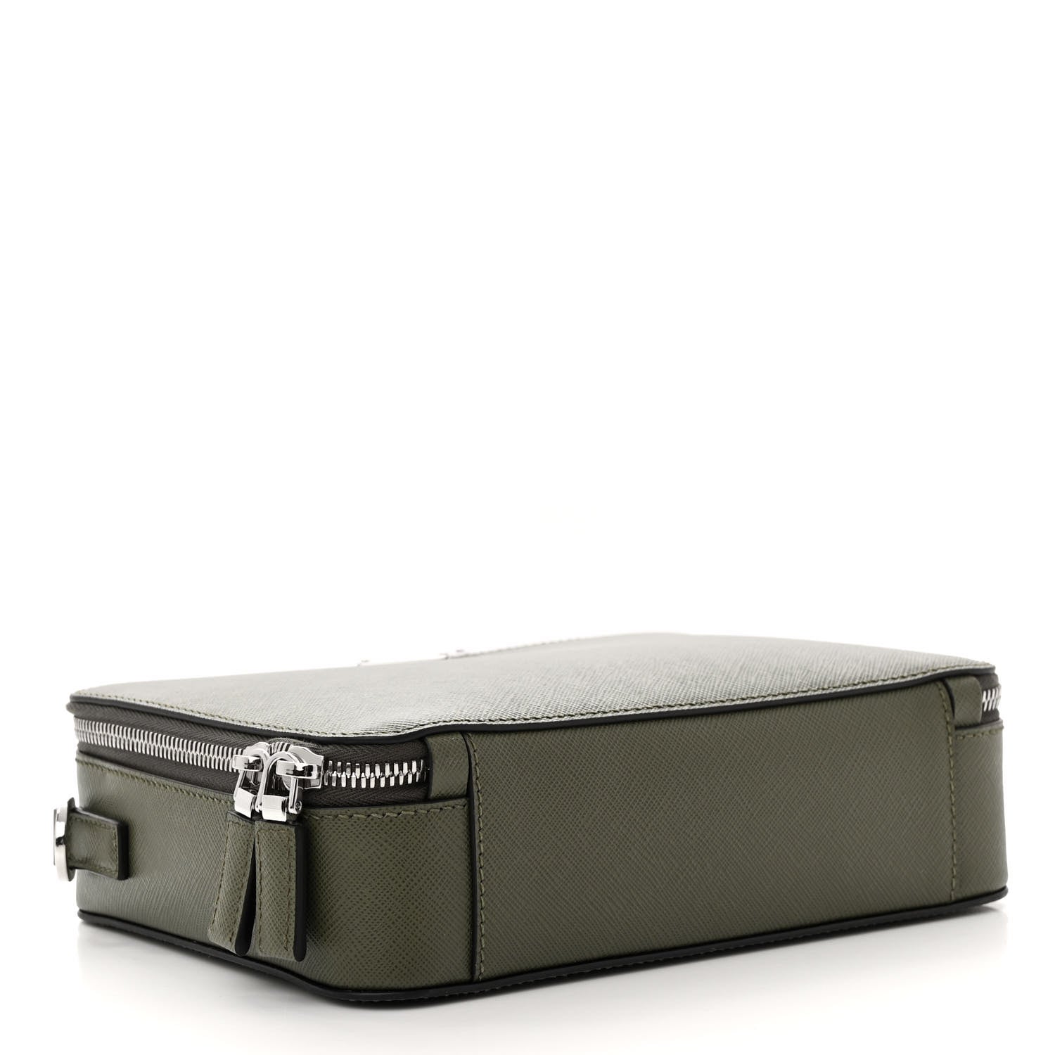 Saffiano Travel Medium Brique Crossbody Bag Loden