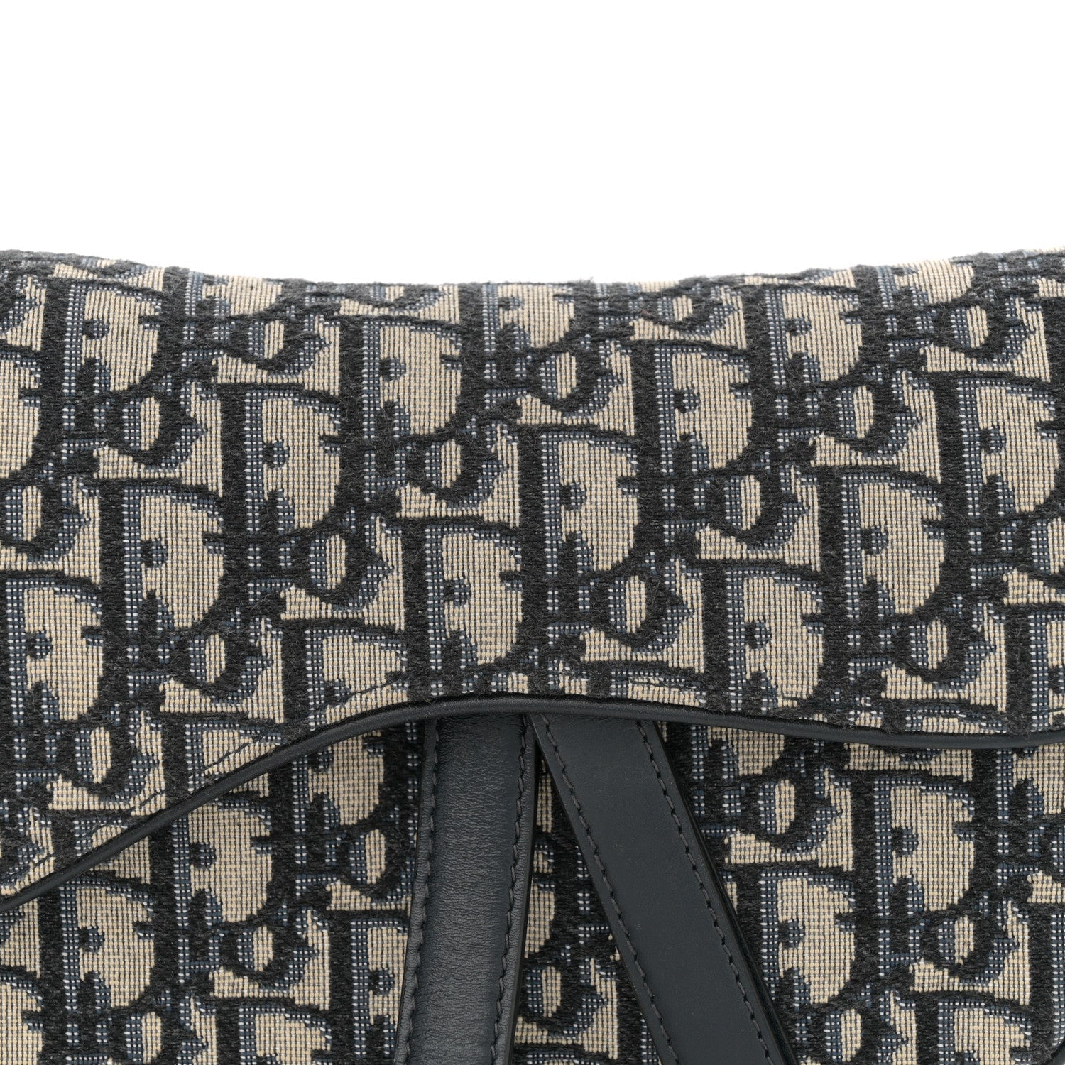 Oblique Saddle Bag Blue