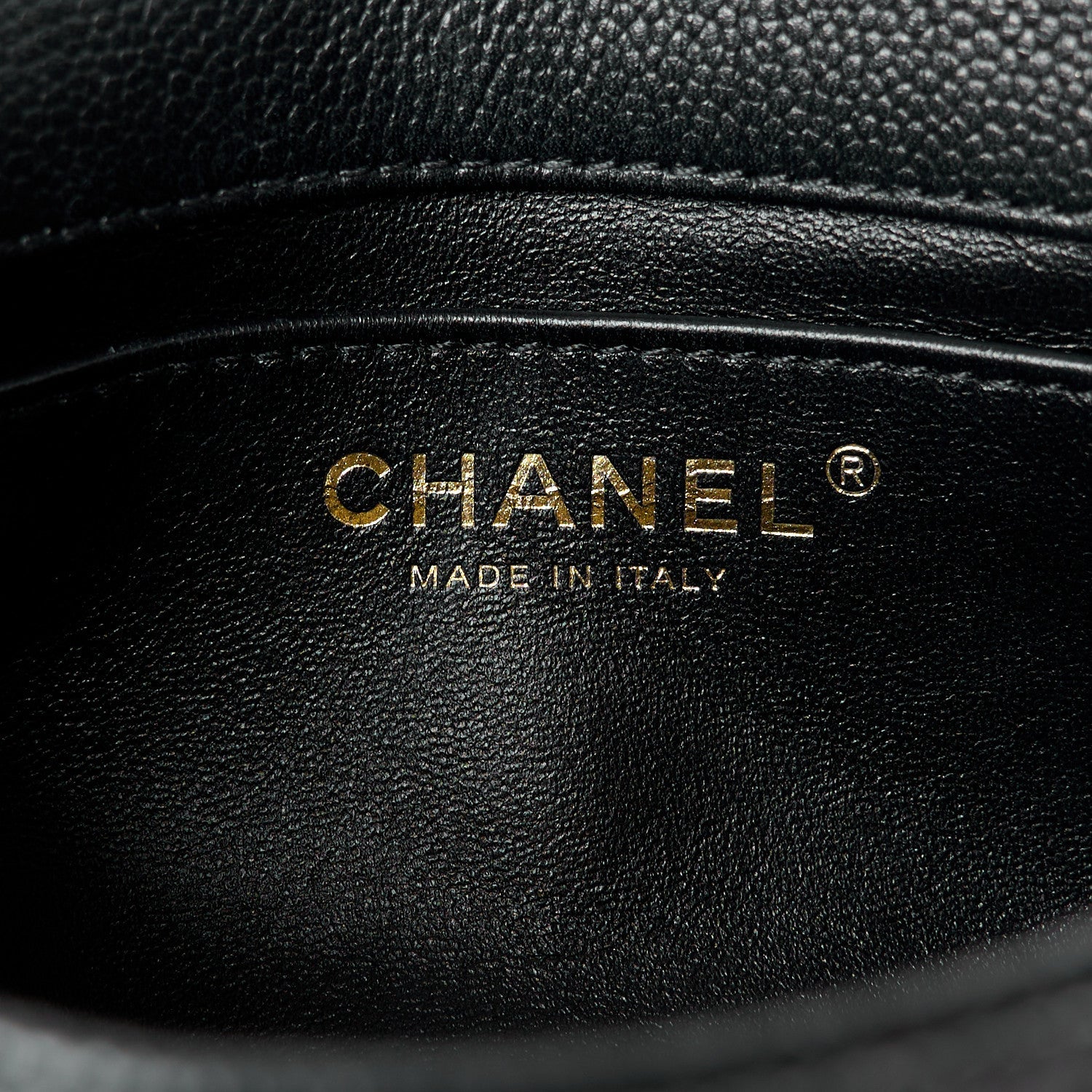 Caviar Quilted Mini Sweetheart Rectangular Flap Black