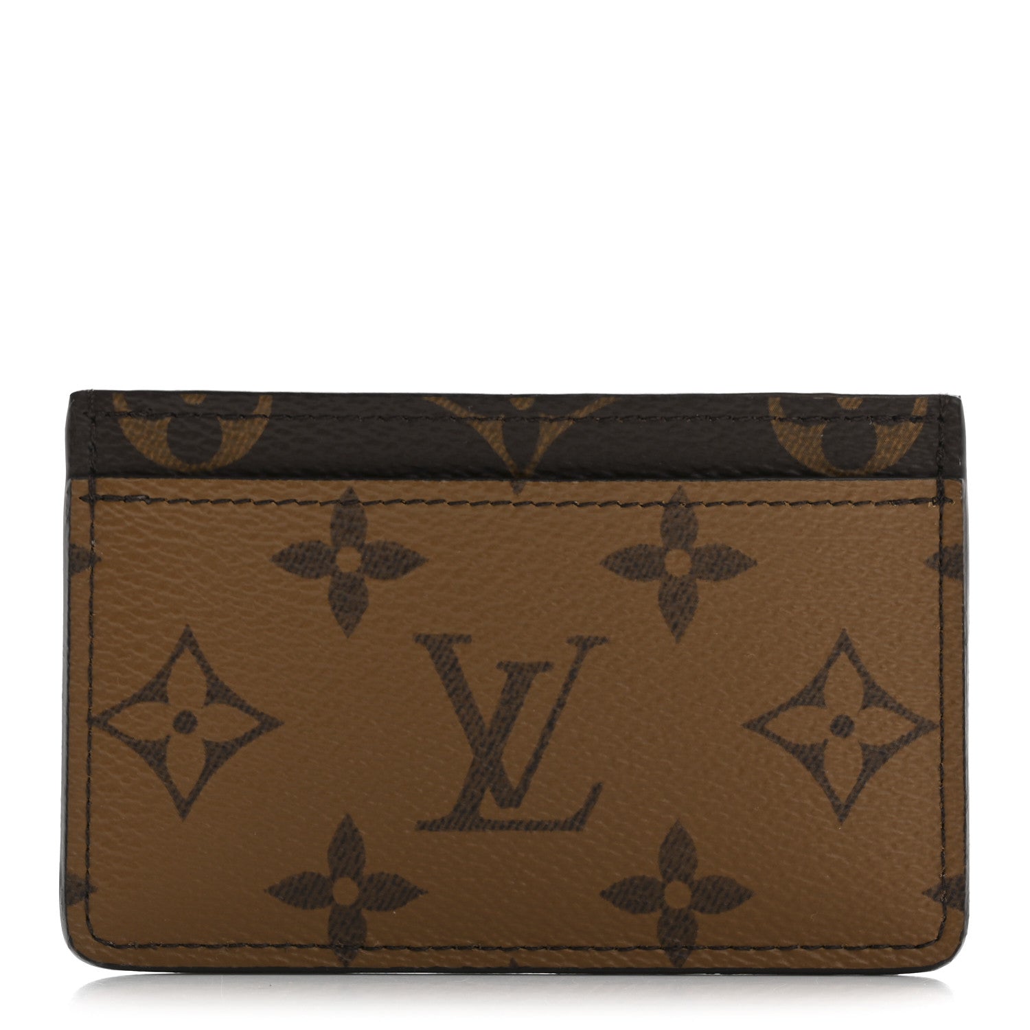 Reverse Monogram Card Holder