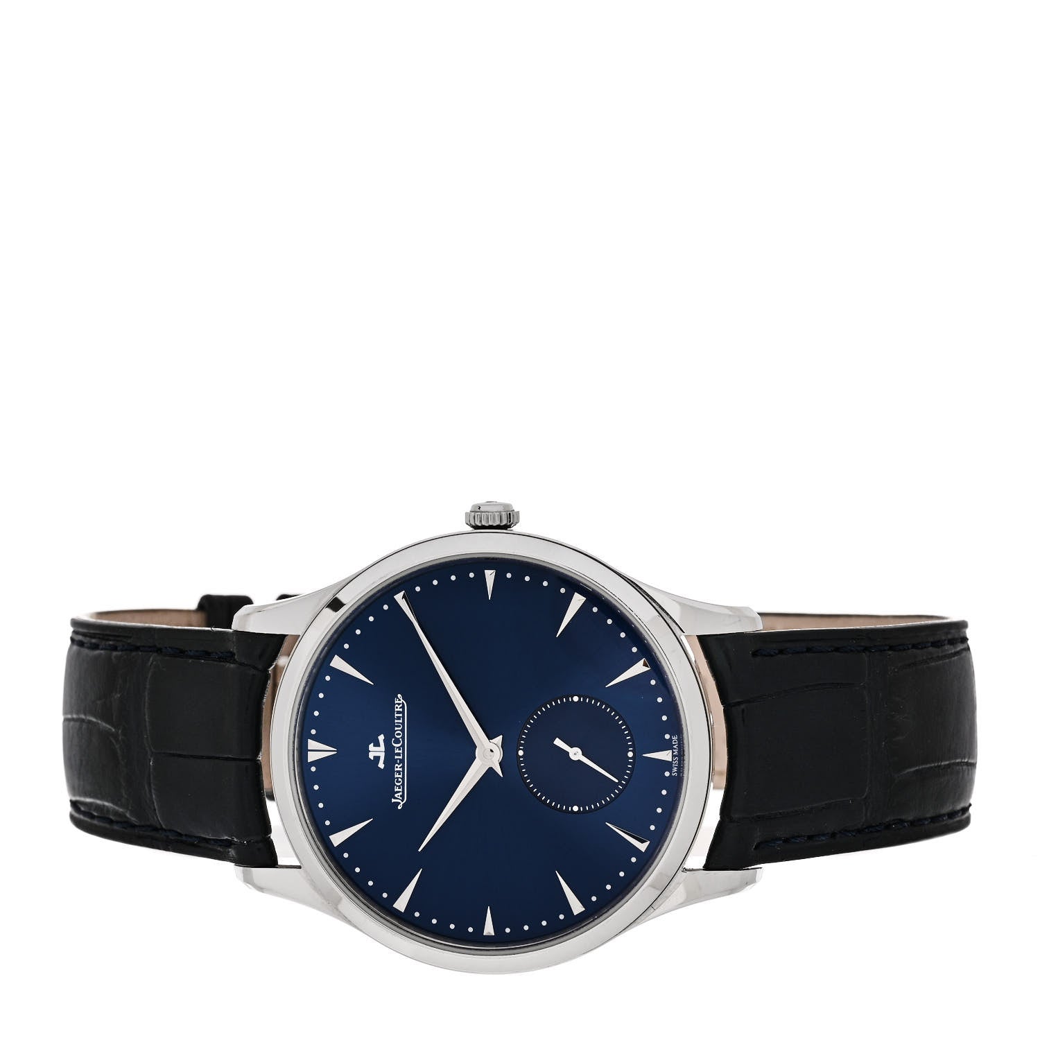 Stainless Steel Alligator 40mm Master Grande Ultra Thin Automatic Watch Blue Q1358480