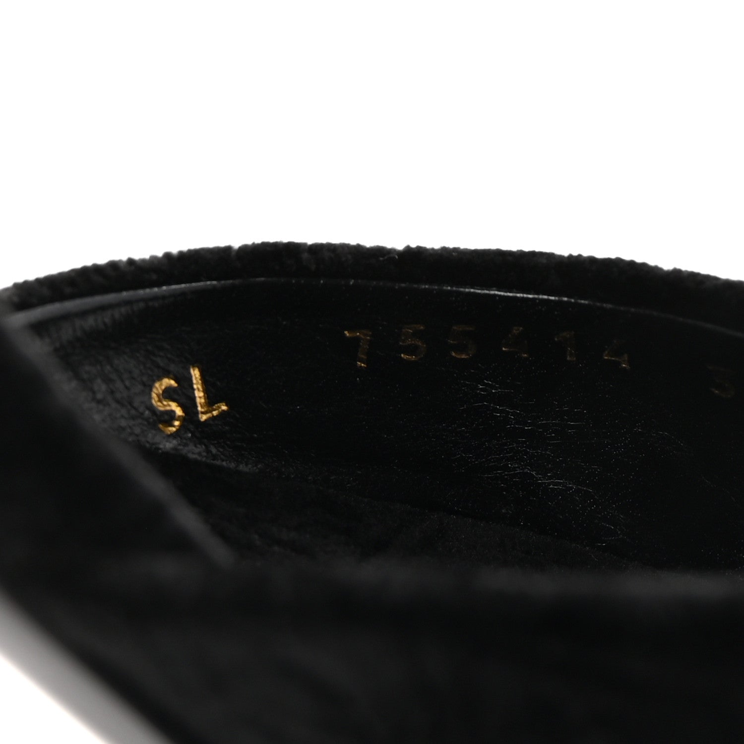 Velour All-Over Monogram Le Maillon 60 Mules 35 Black