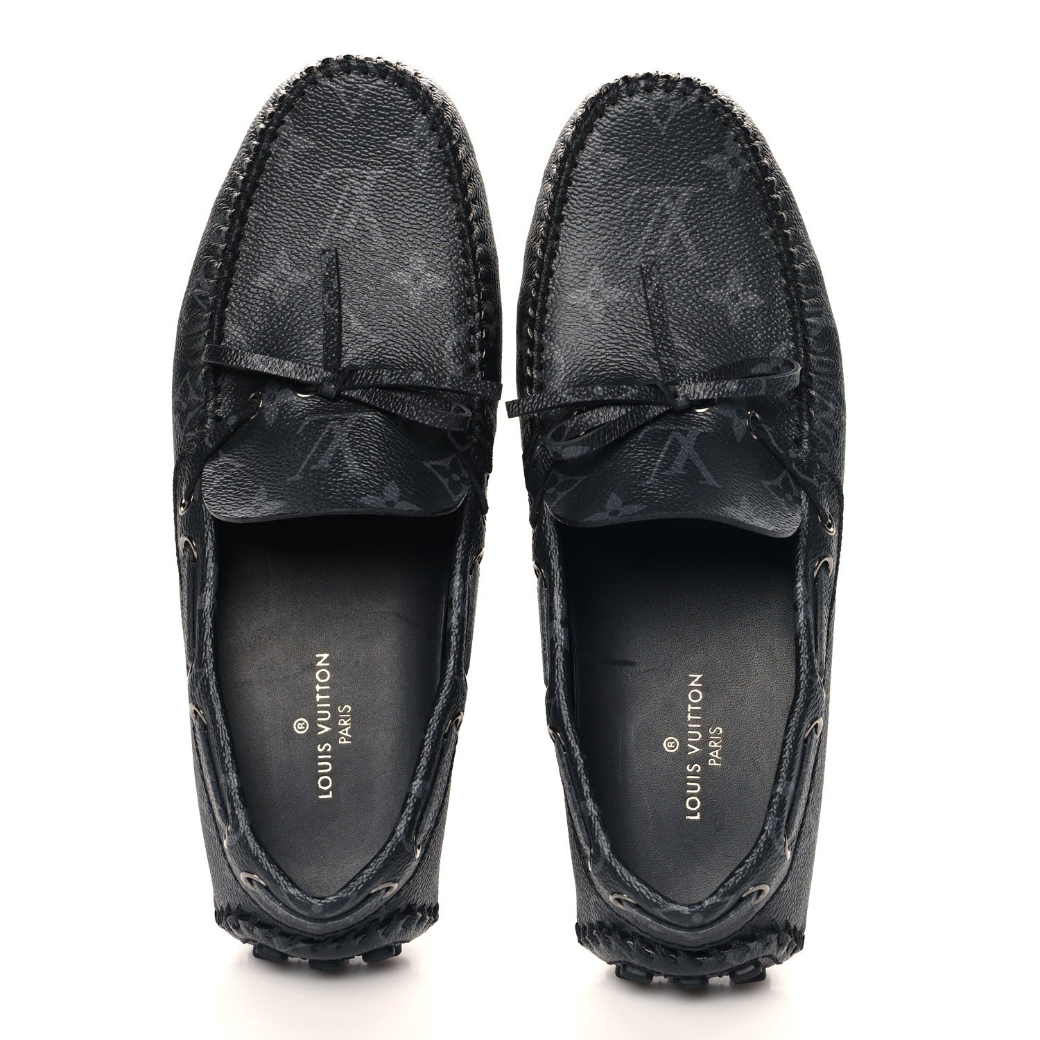 Monogram Eclipse Mens Arizona Car Shoe Moccasin Loafers 6