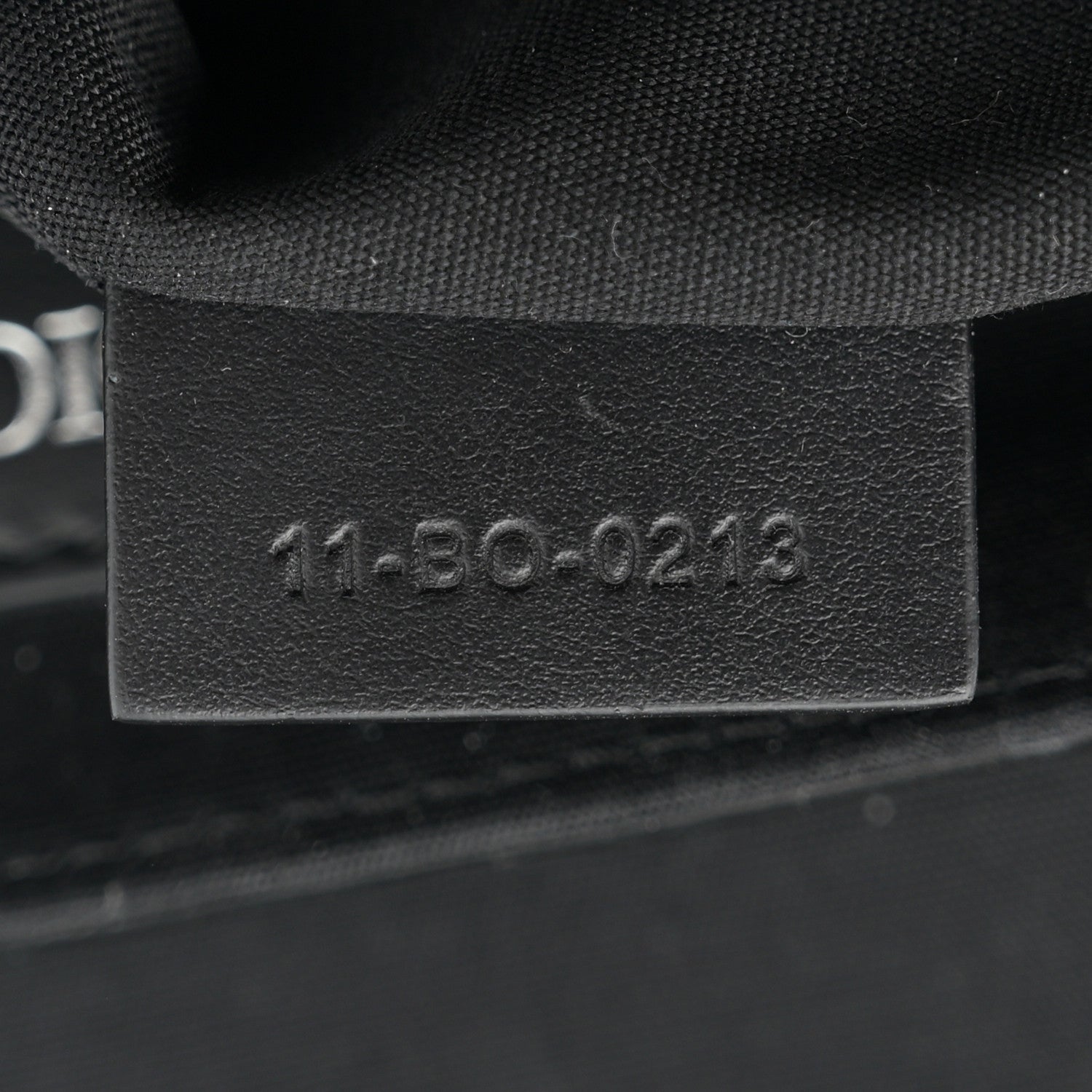 Coated Canvas CD Diamond Mini Hit The Road Bag Black