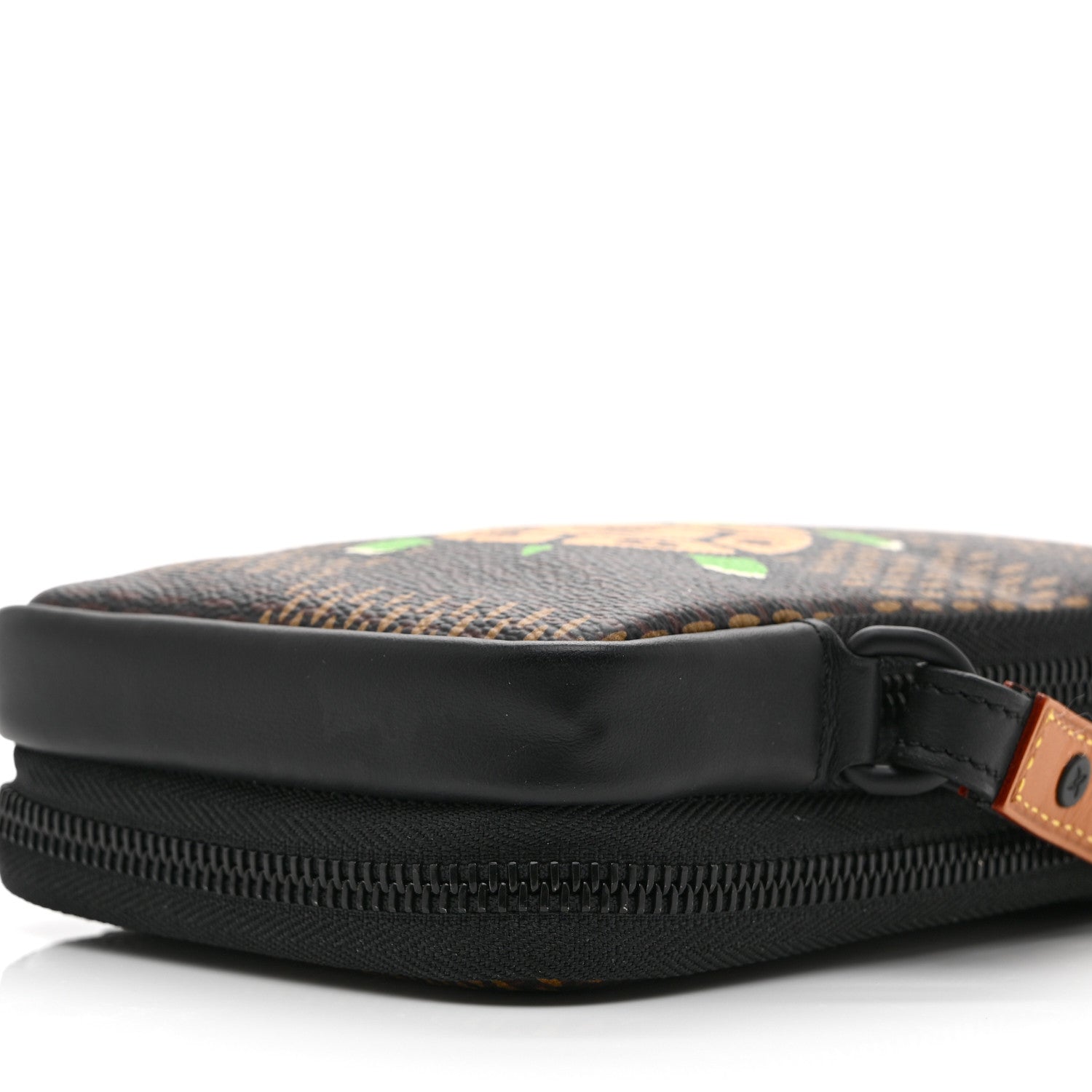 X NIGO Giant Damier Ebene Tortoise Double Phone Pouch