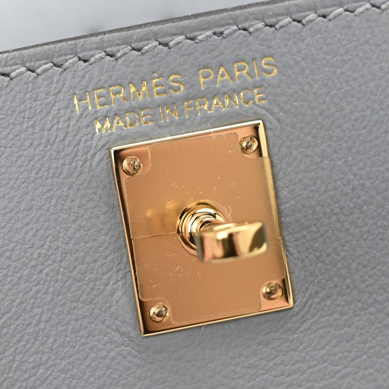 Swift Kelly Festival Bag Charm Gris Pantin