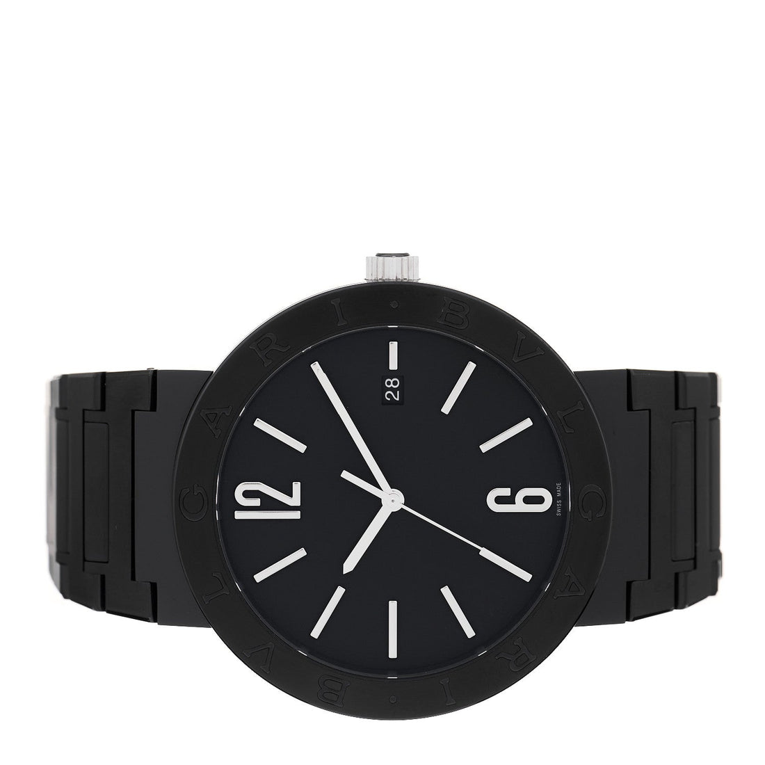 Stainless Steel 41mm Automatic Watch Black