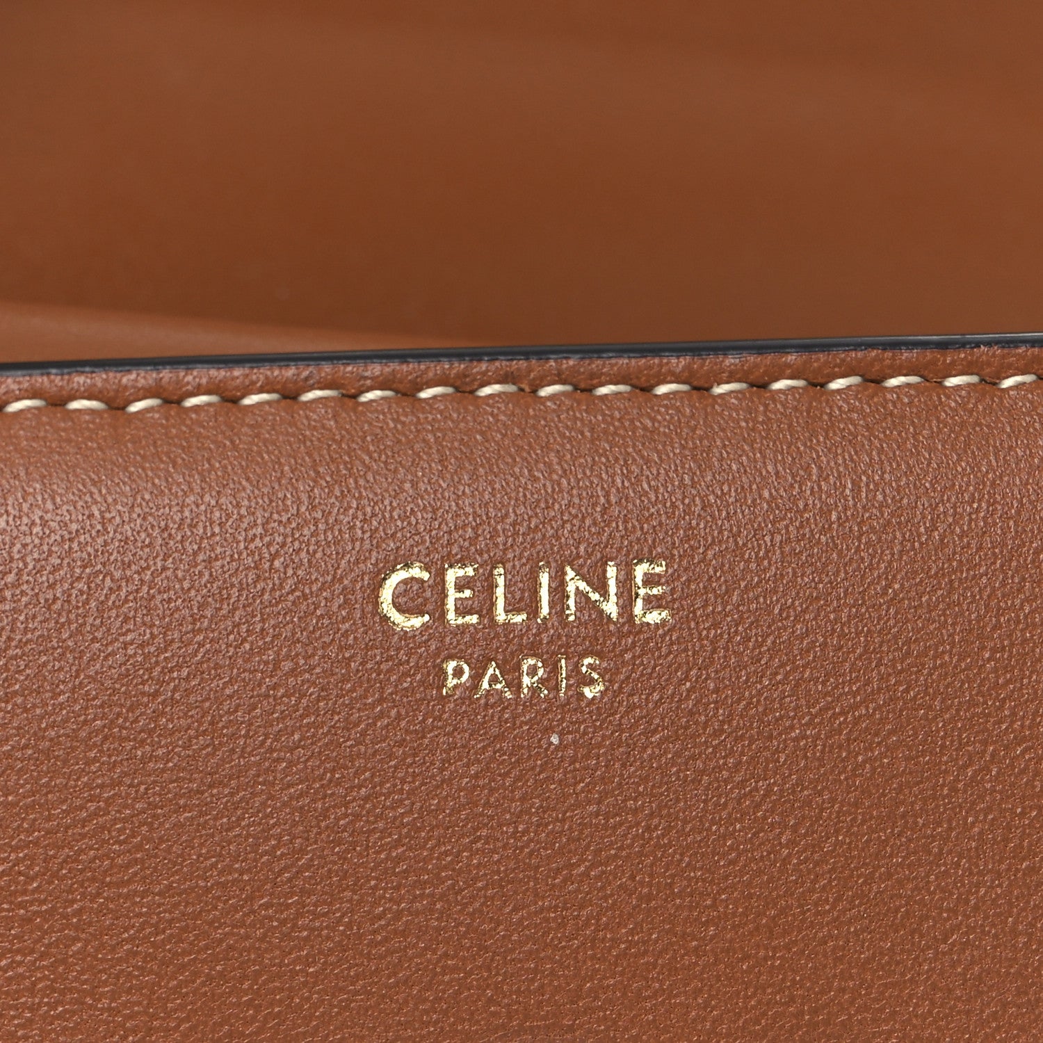 Shiny Smooth Lambskin Small Triomphe Wallet Tan