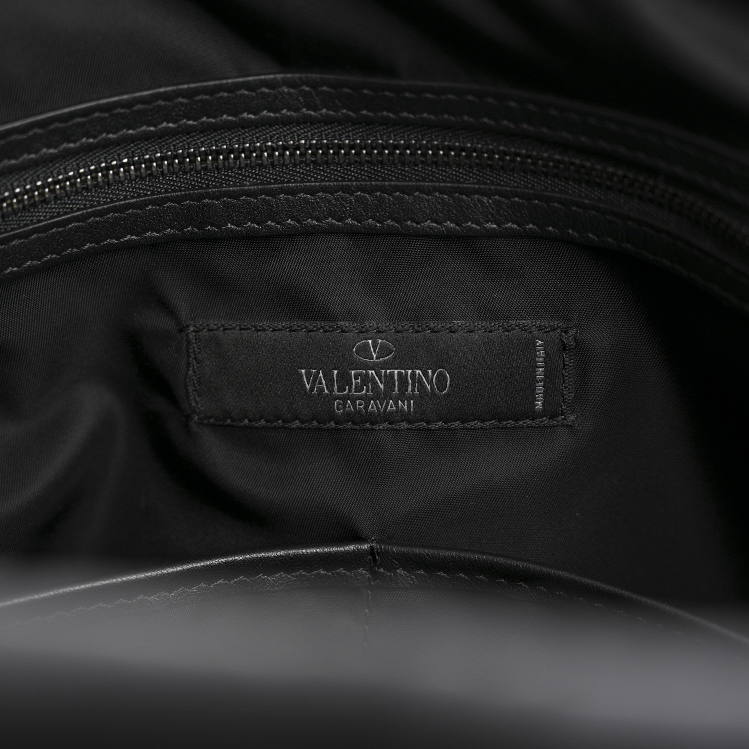 Nylon Camouflage Travel Duffle Black