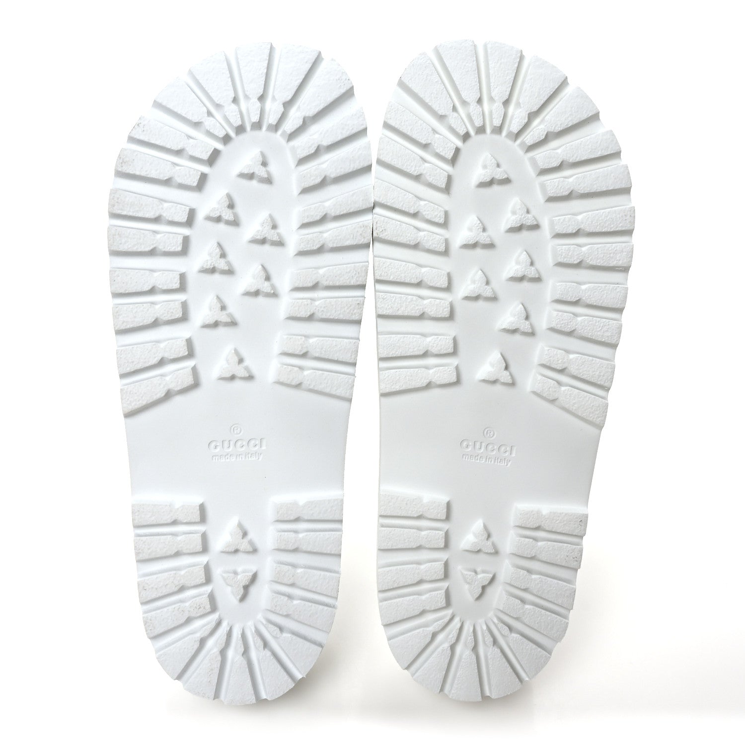 Rubber Web Mens Lug Sole Slide Sandals 8 Great White Vert Red