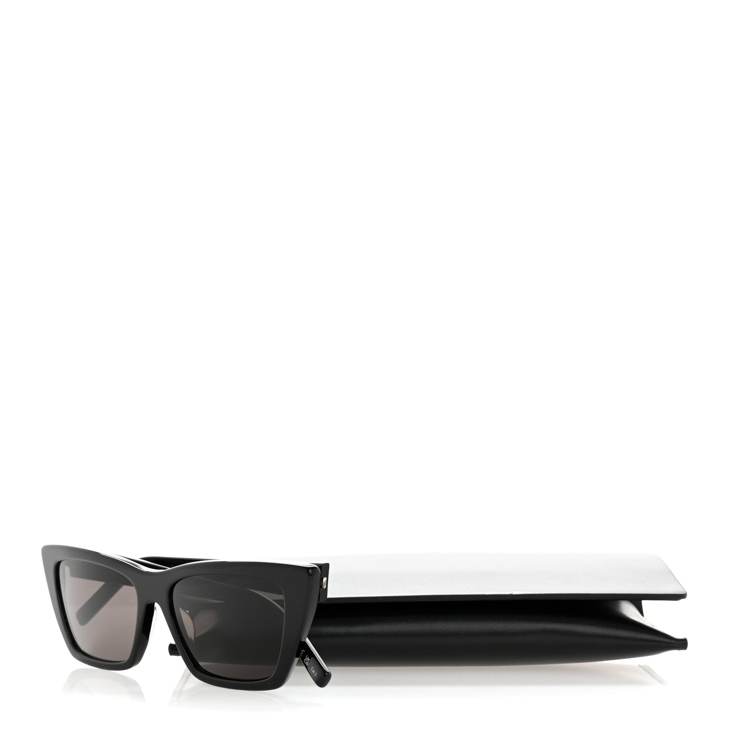 Acetate Mica Cat Eye Sunglasses SL 276 Black
