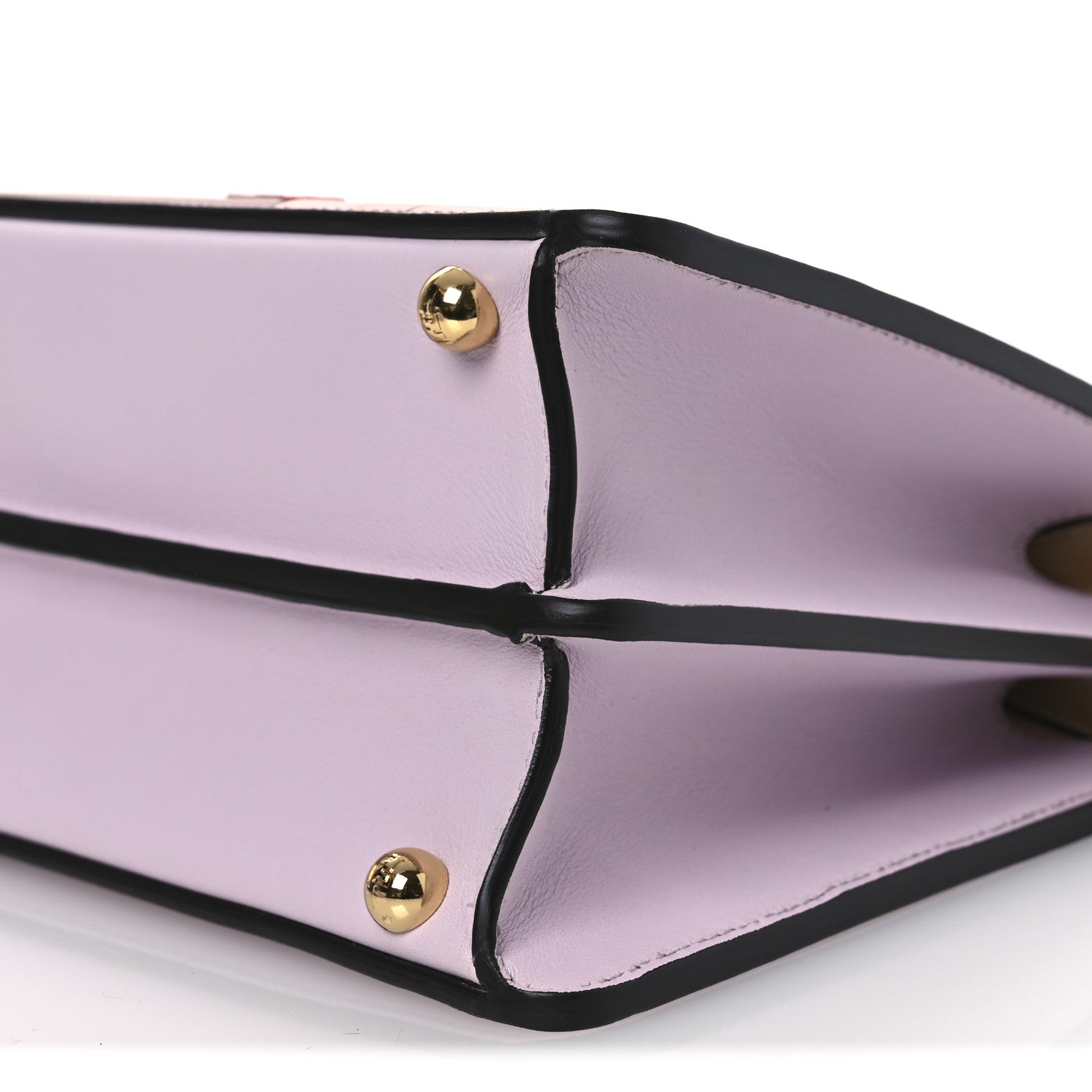 Vitello Seta Shiny Nappa Dancing Girls Inlay Small Peekaboo I SEE U Satchel Anemone Multicolor