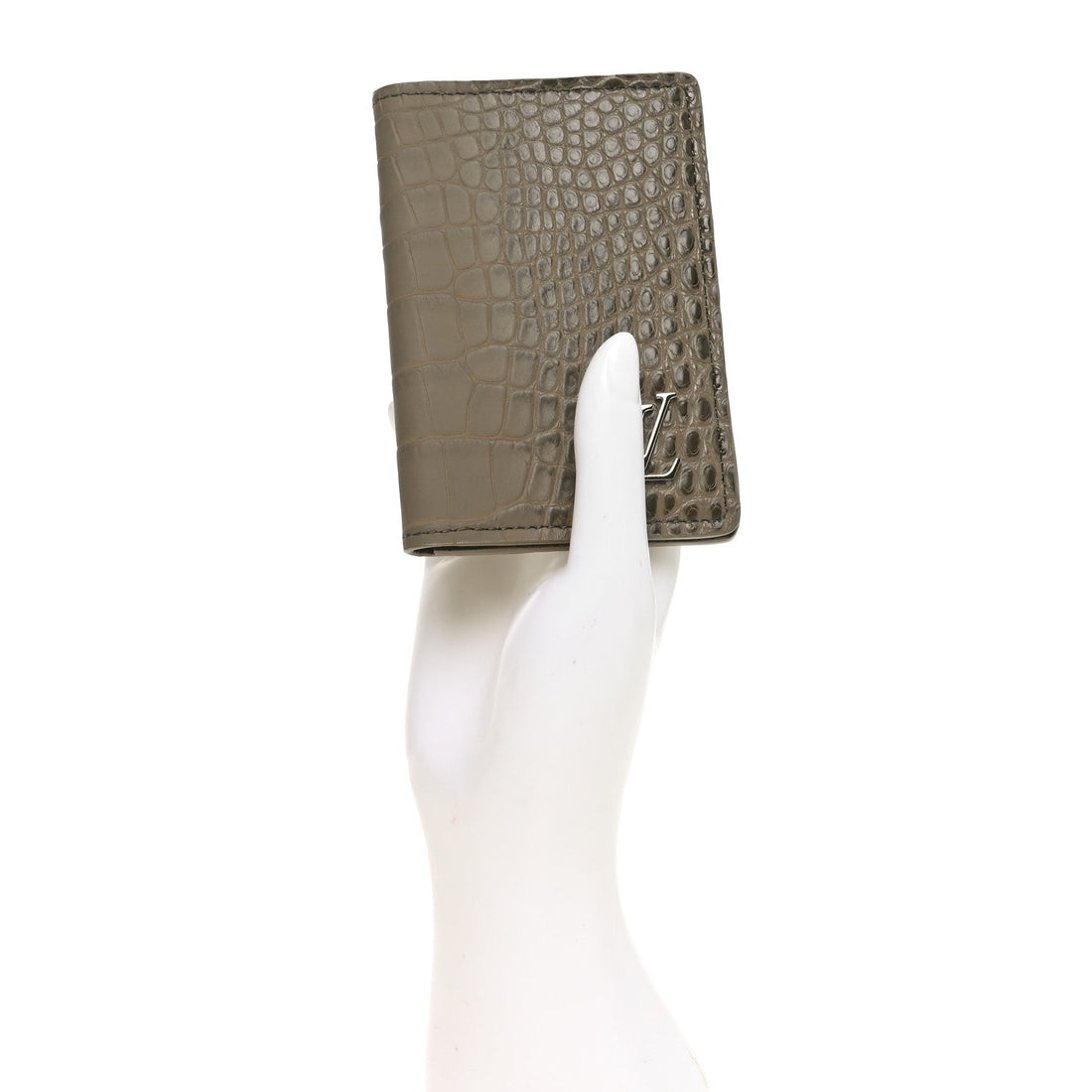 Crocodile Pocket Organizer Sage Green