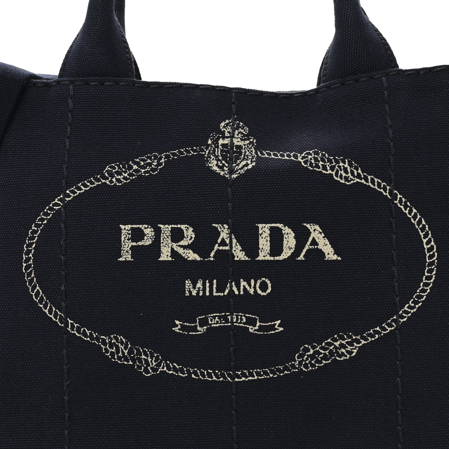 Canapa Small Logo Tote Bleu