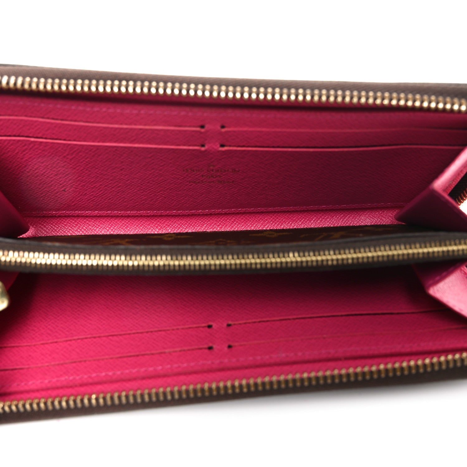 Monogram Clemence Wallet Fuchsia