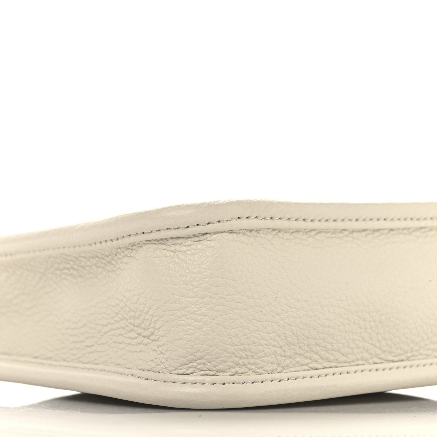 Vitello Daino Soft Mini Hobo Messenger Bag White