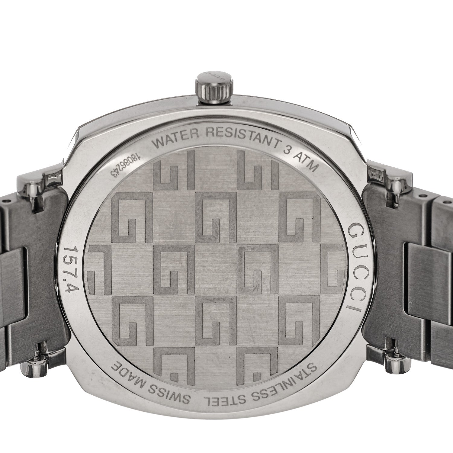 Stainless Steel 35mm Grip Quartz Watch