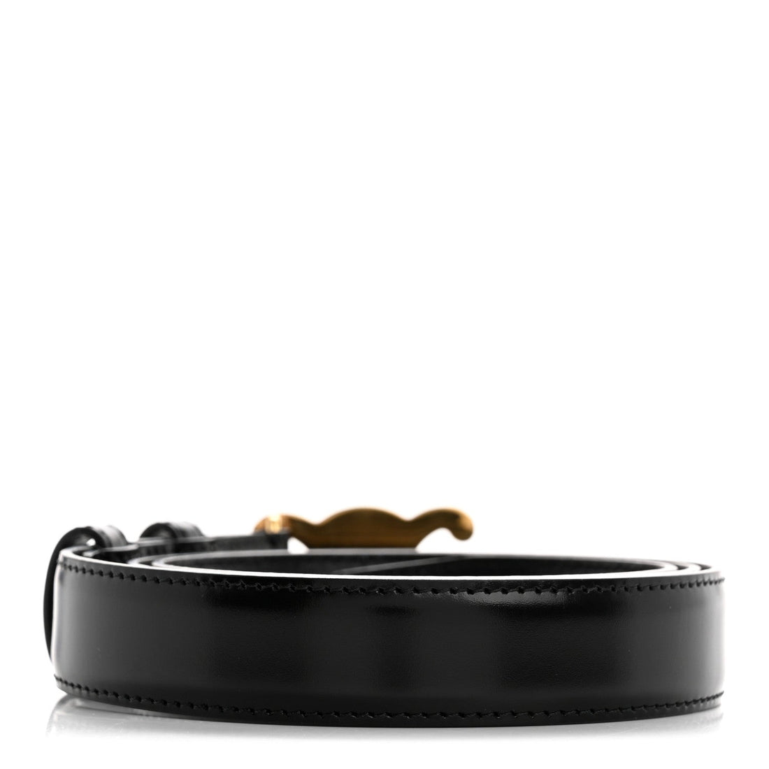 Box Calfskin Medium 25mm Triomphe Belt 85 34 Black