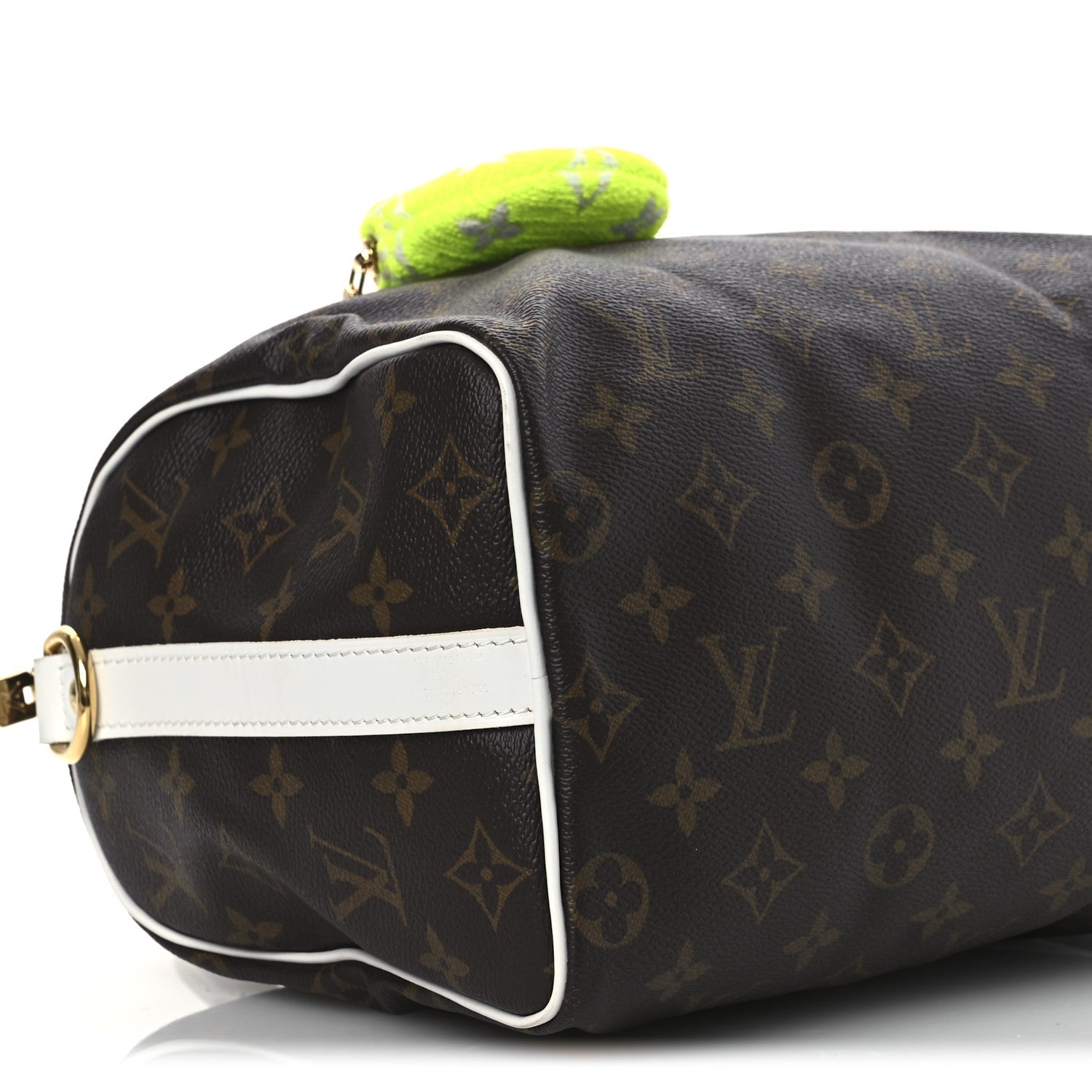 Monogram LV Match Speedy Bandouliere 25 White