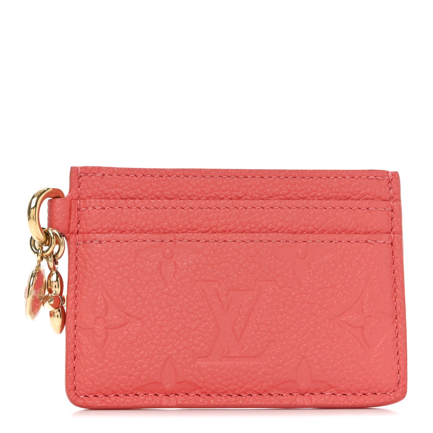 Empreinte Monogram LV Charms Card Holder Sweet Coral