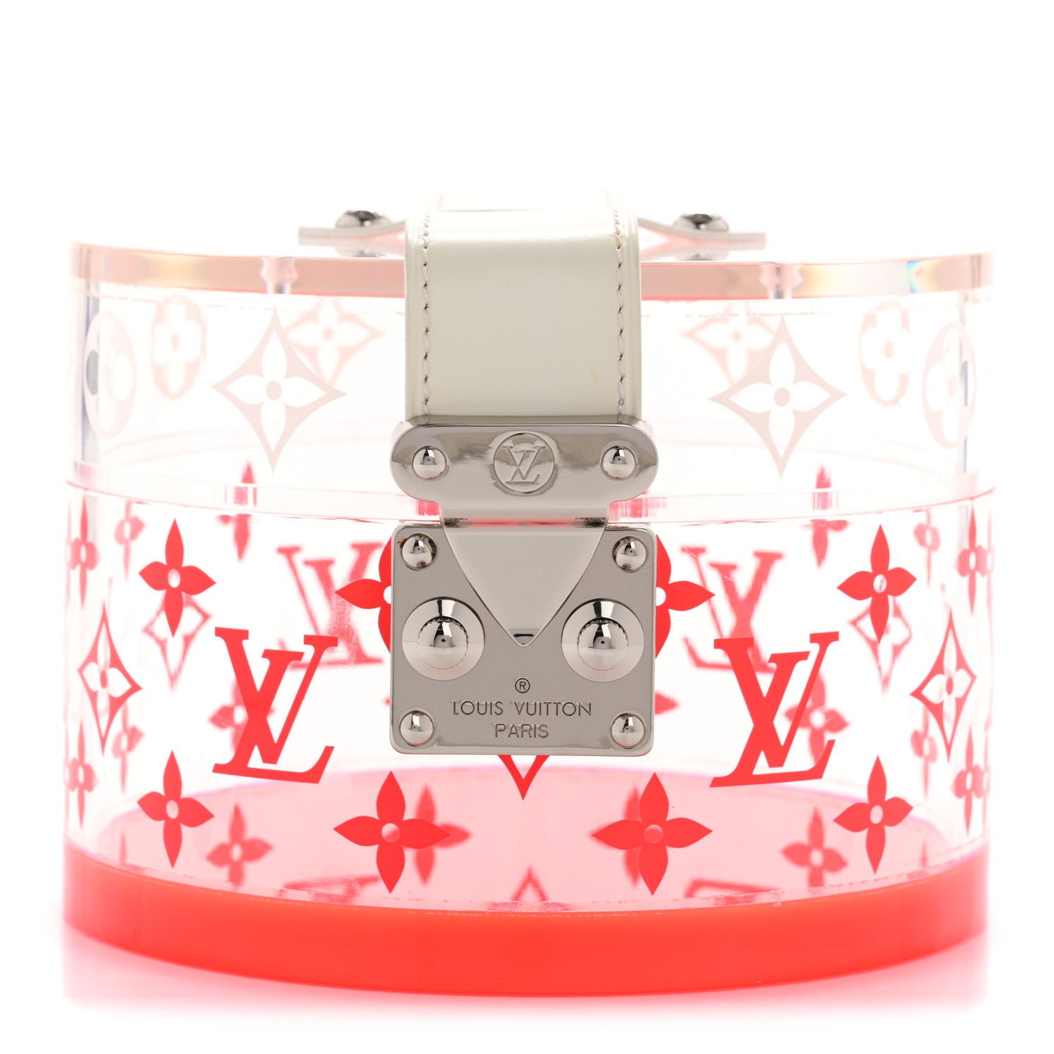 Transparent Plexiglass Box Scott Fluorescent Pink