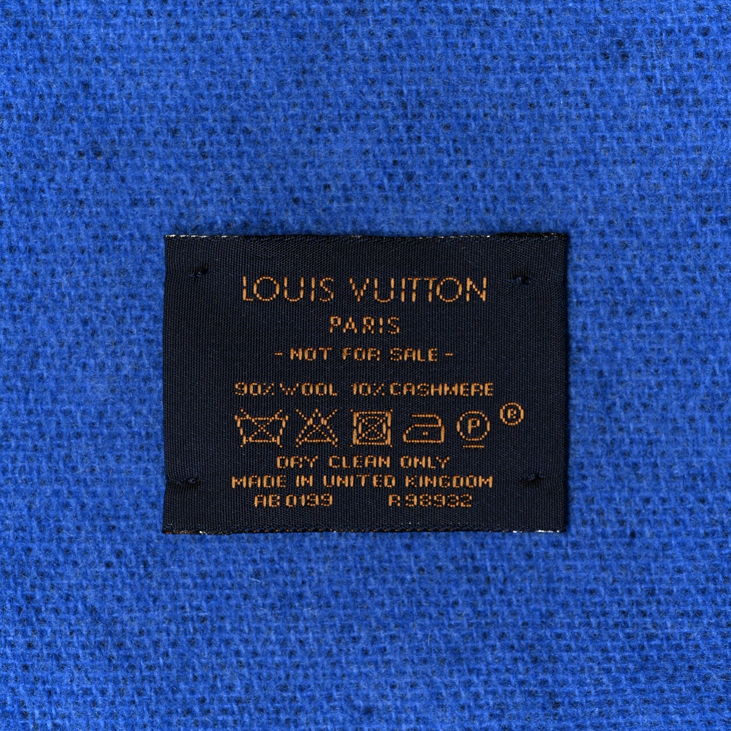 Wool Cashmere Classic Throw Navy