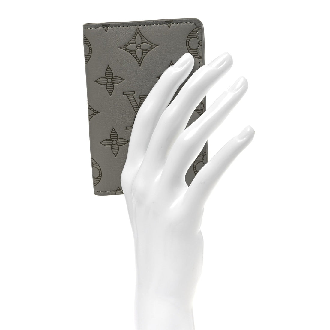 Calfskin Monogram Shadow Pocket Organizer Sand