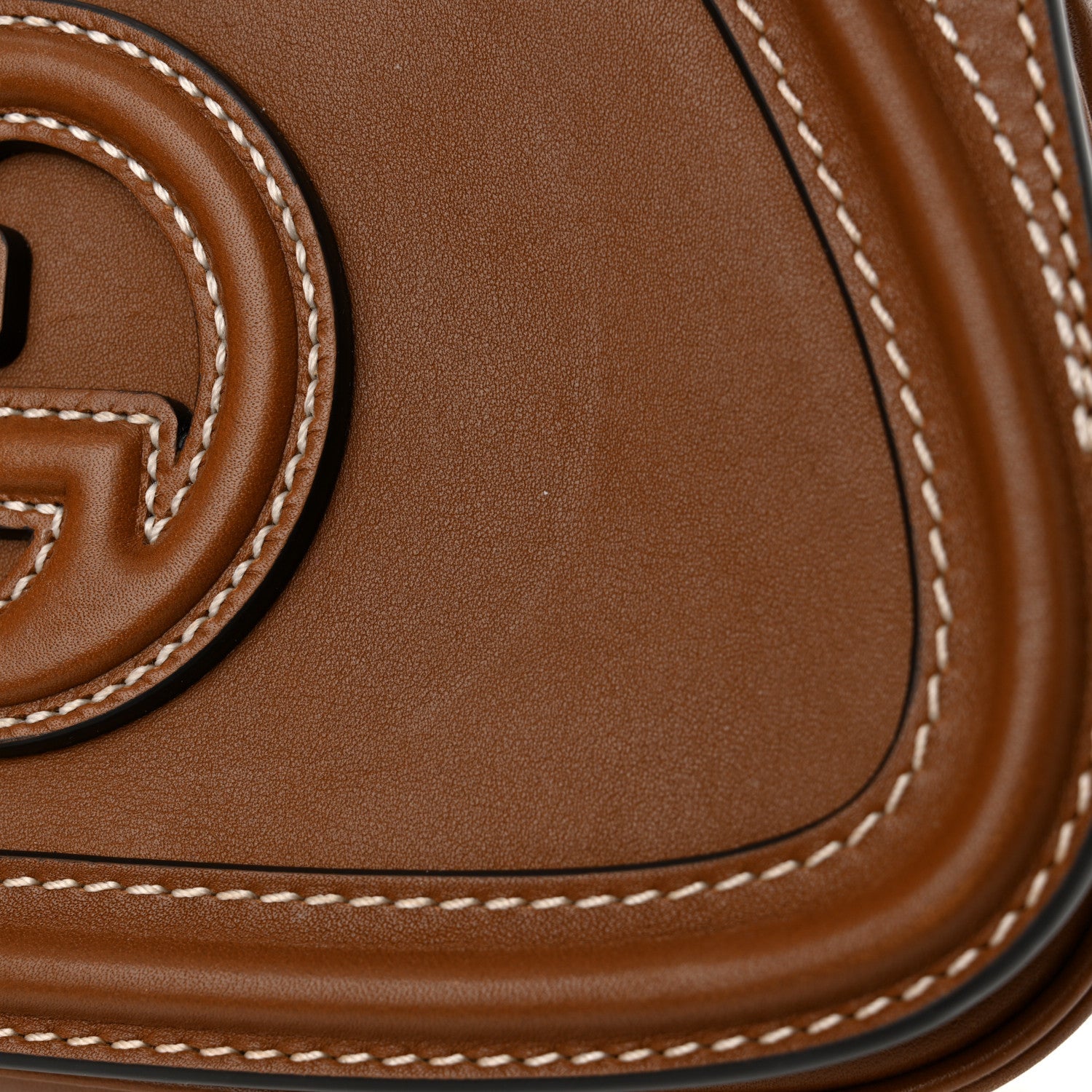 Calfskin Blondie Small Shoulder Bag Brown