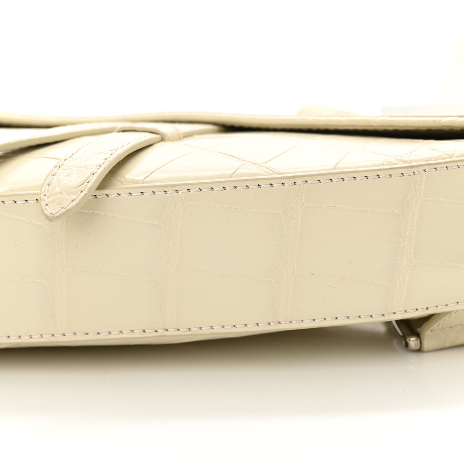 Crocodile Mens Saddle Bag