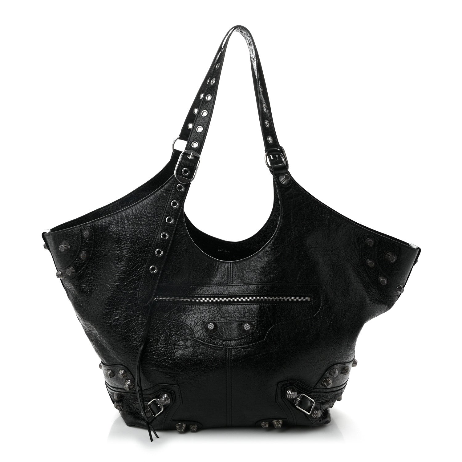 Agneau Arena Large Le Cagole Carry All Bag Black