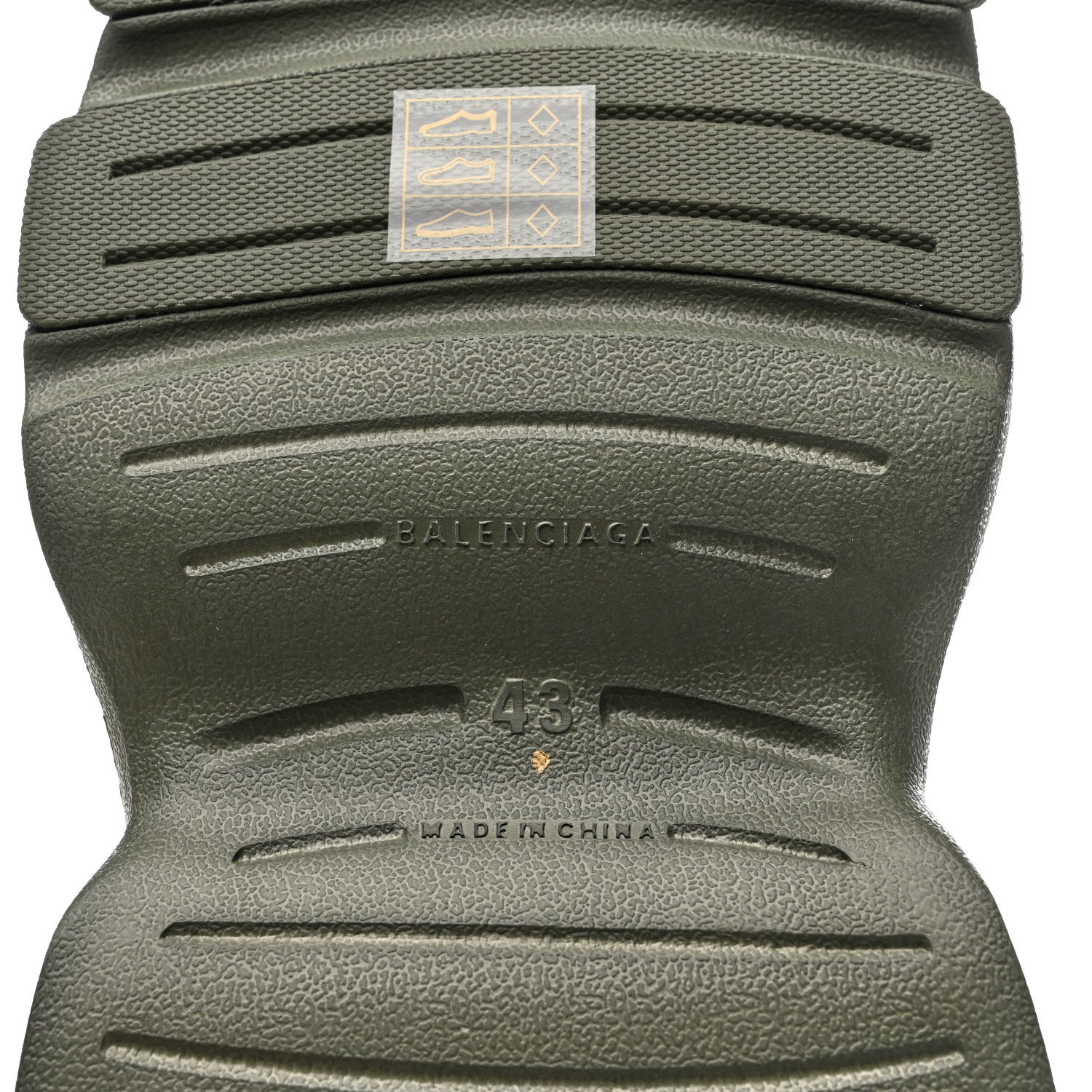 EVA Molded Mens HD Low Top Sneakers 43 Khaki