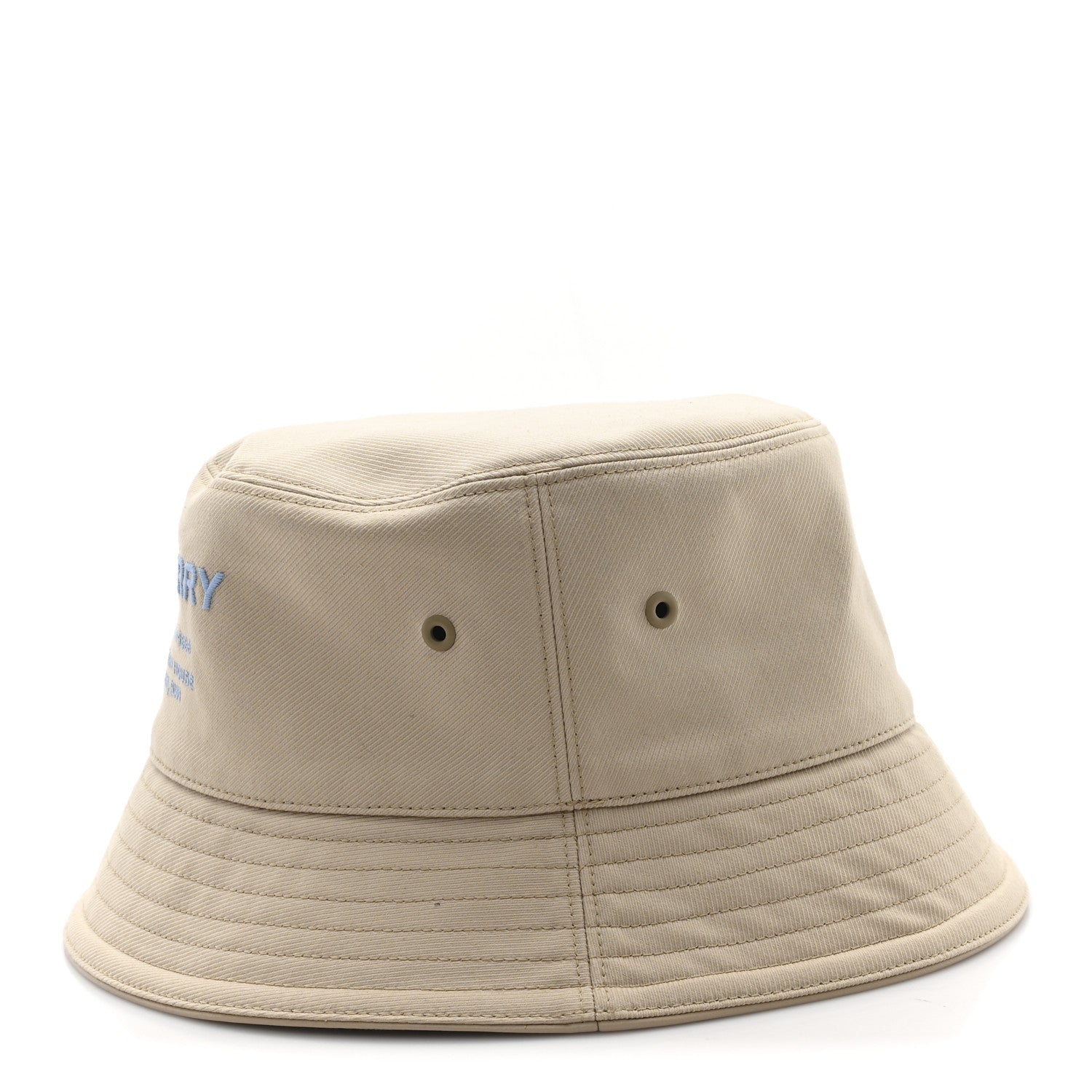 Cotton Canvas Bucket Hat M Beige
