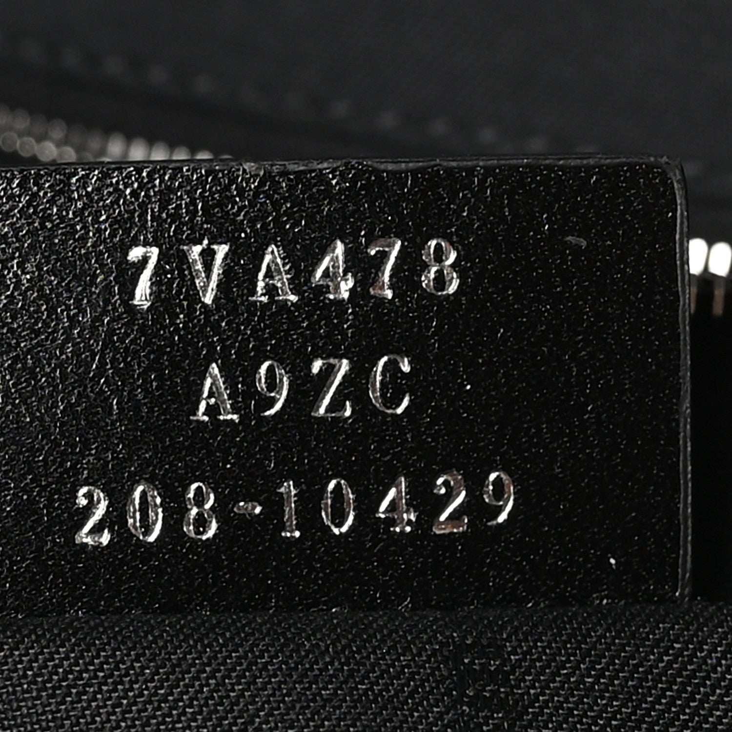 Vitello Grace FF Gradient Embossed Large Baguette Blueberry